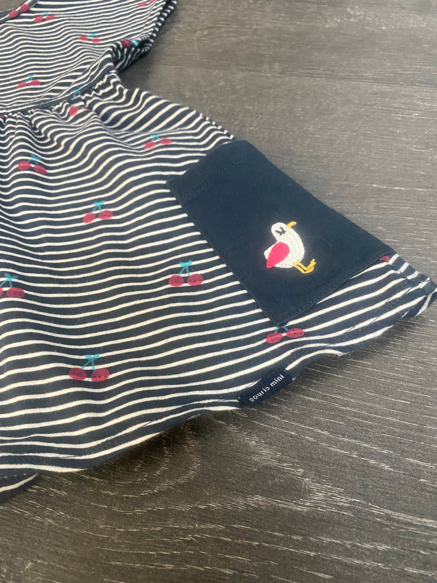 Friperie - Robe tunique mouette - 2-3 ans