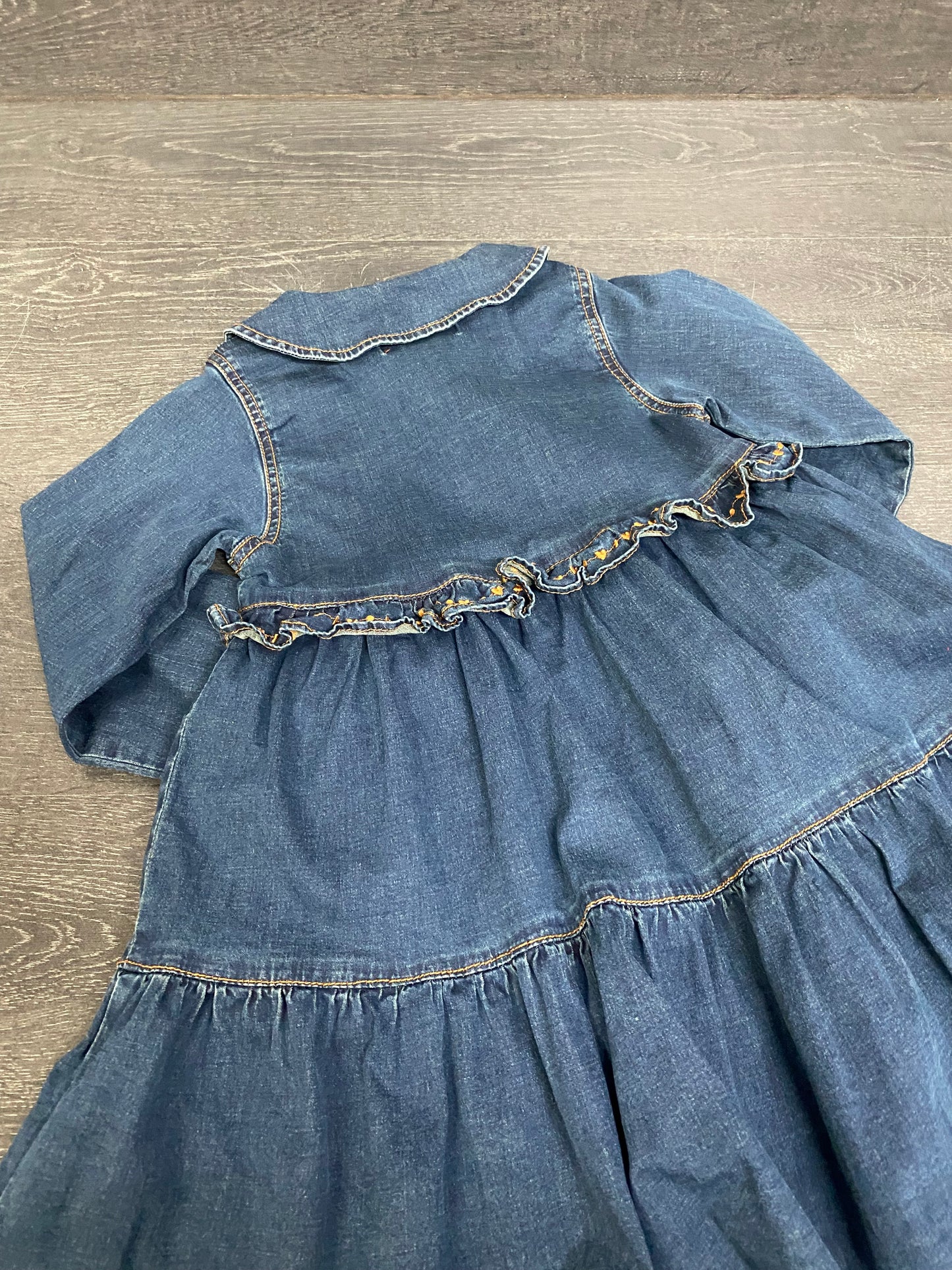 Friperie - robe de jeans - souris mini - 5 ans