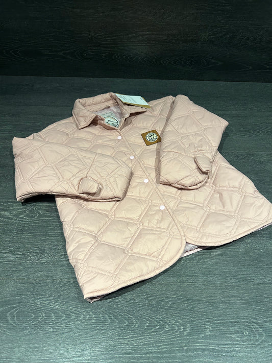Manteau matelassé - 6 ans - neuf - rose - Souris Mini