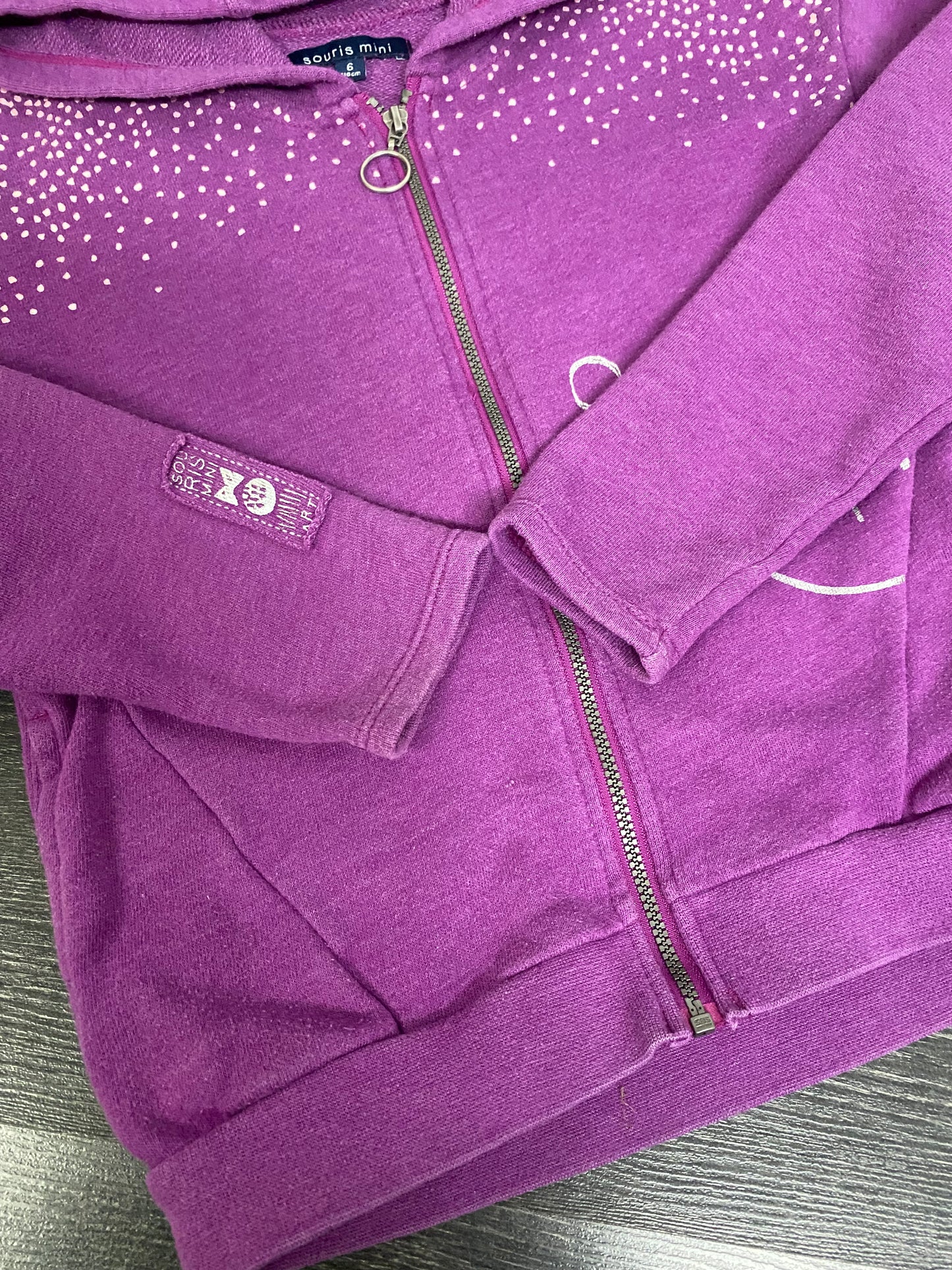 Friperie - 6 ans - veste - souris mini -