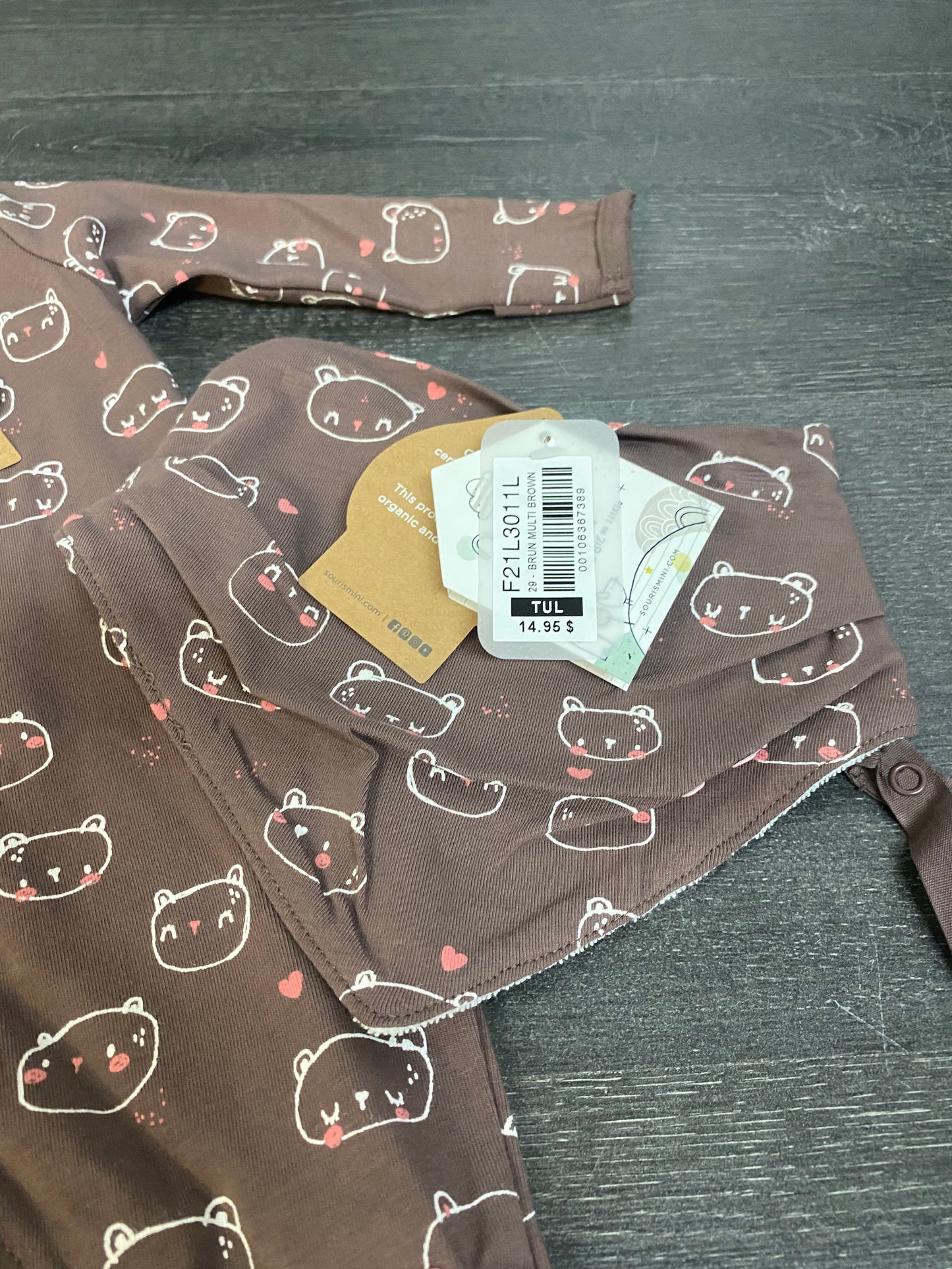 Promo 25$ - pyjama et bavoir - 3-6 mois et tul - neuf - souris mini