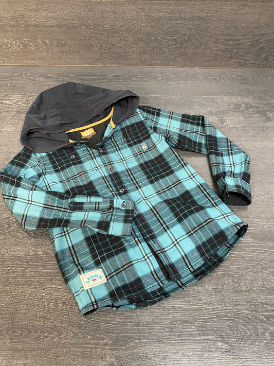 Friperie - chemise a capuchon - 8 ans - souris mini -