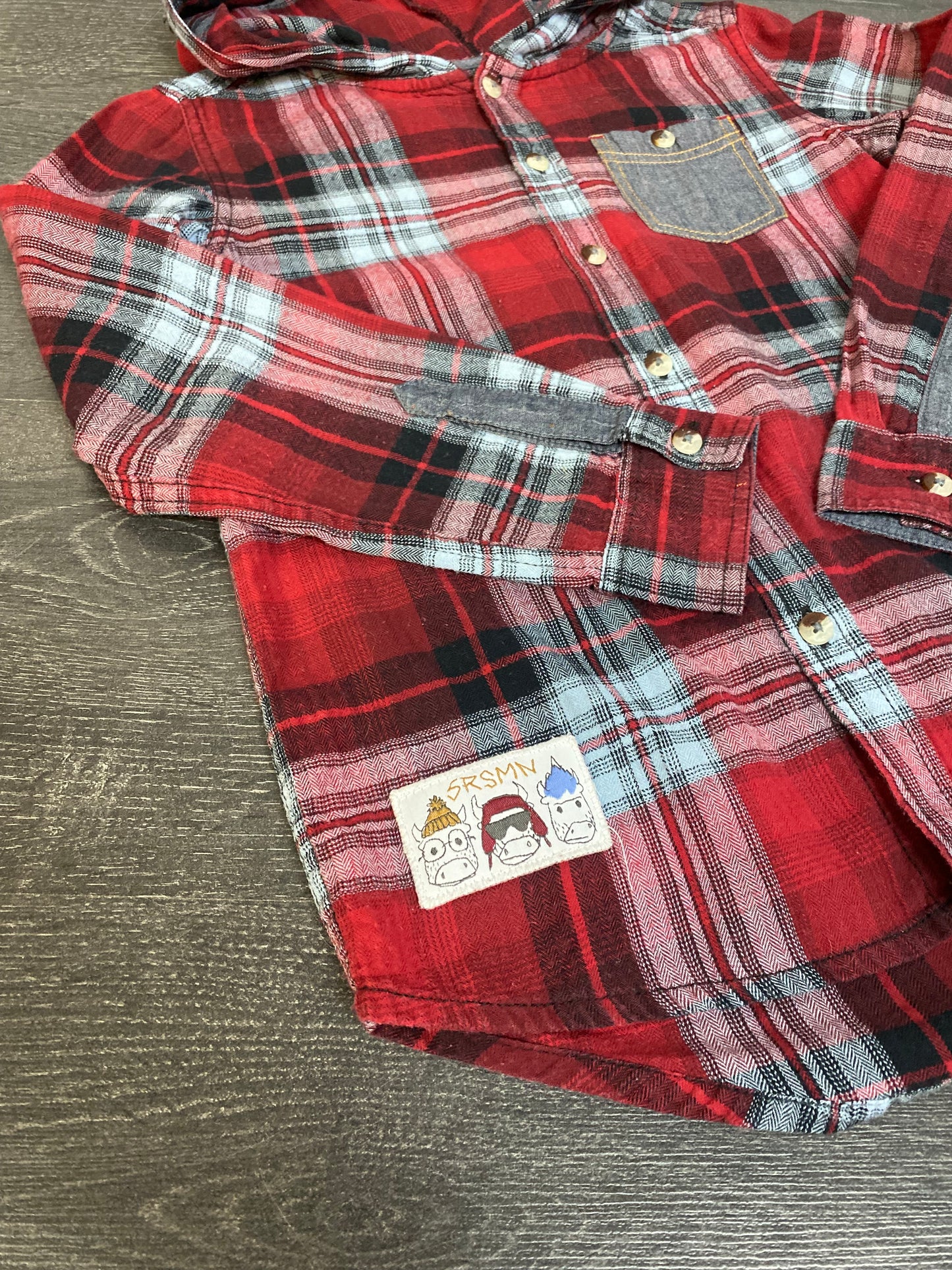 Friperie - souris mini - 7 ans - chemise