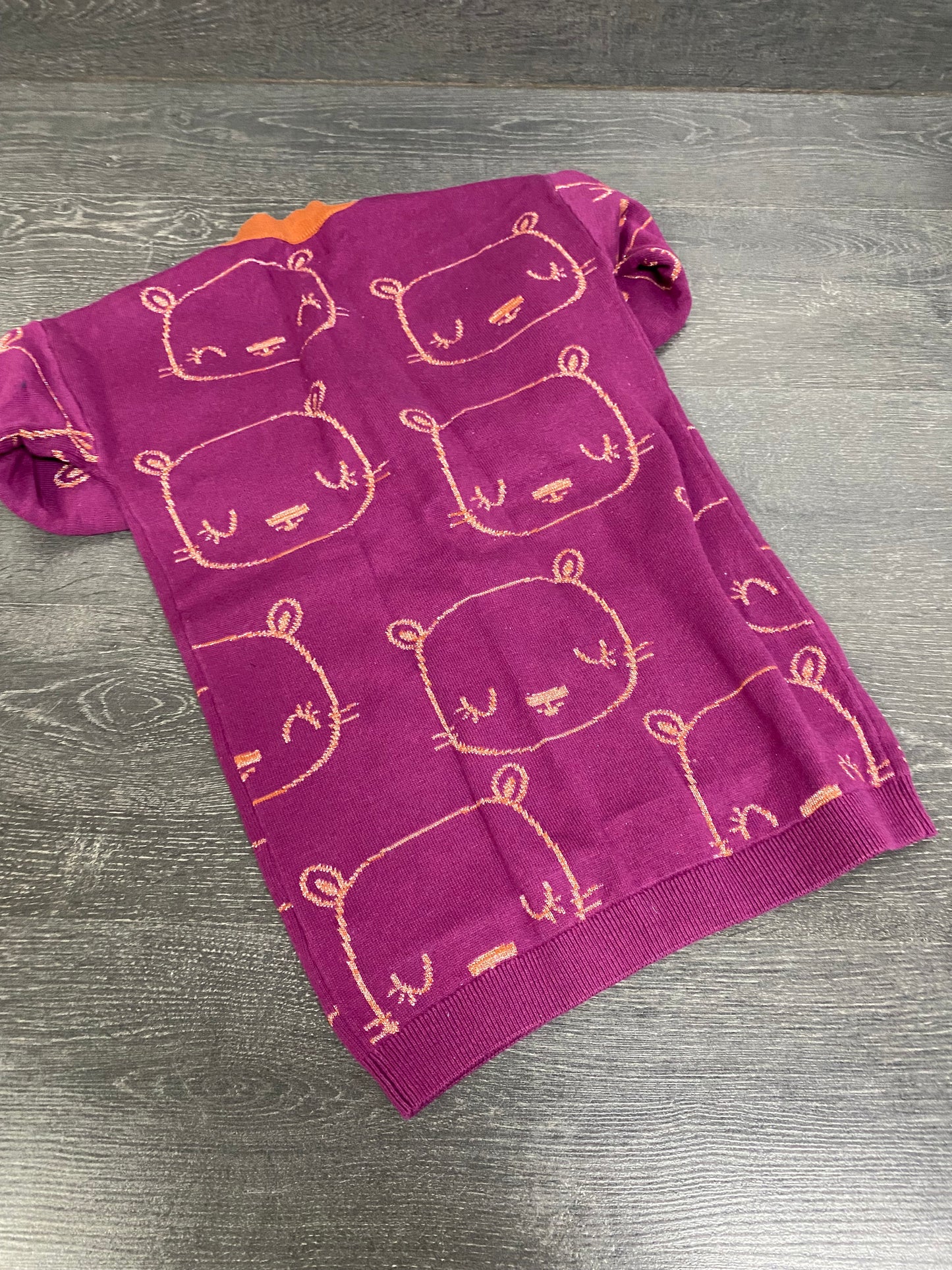 Veste longue tricot - 7 ans - neuve - souris mini