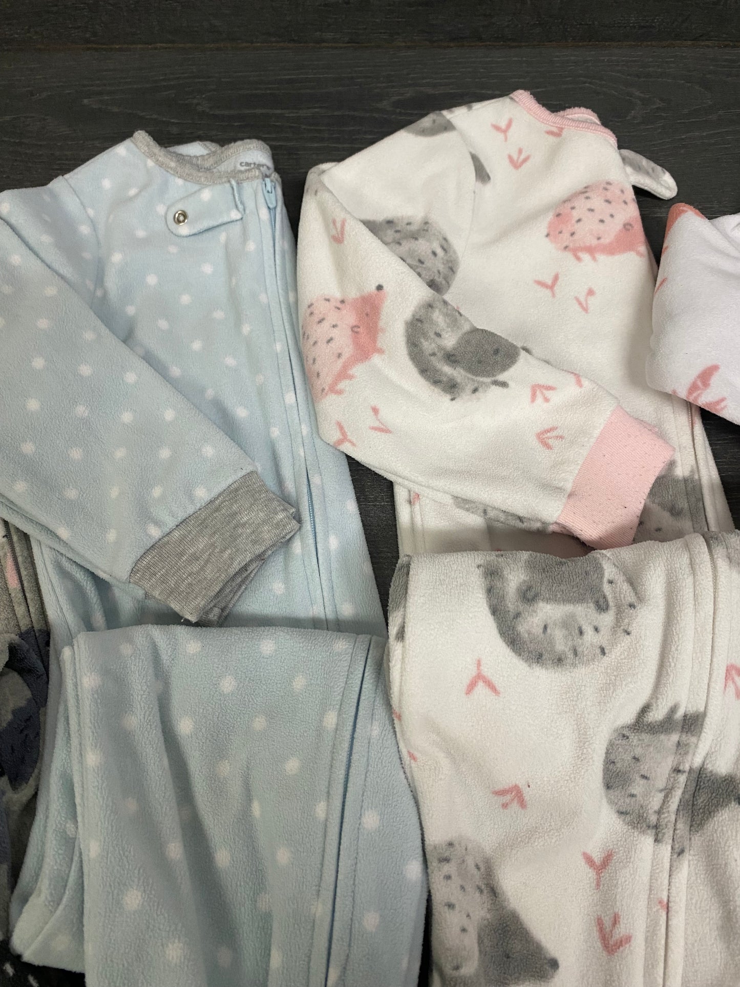 Friperie - 4 ans - carters - 5 pyjamas polar