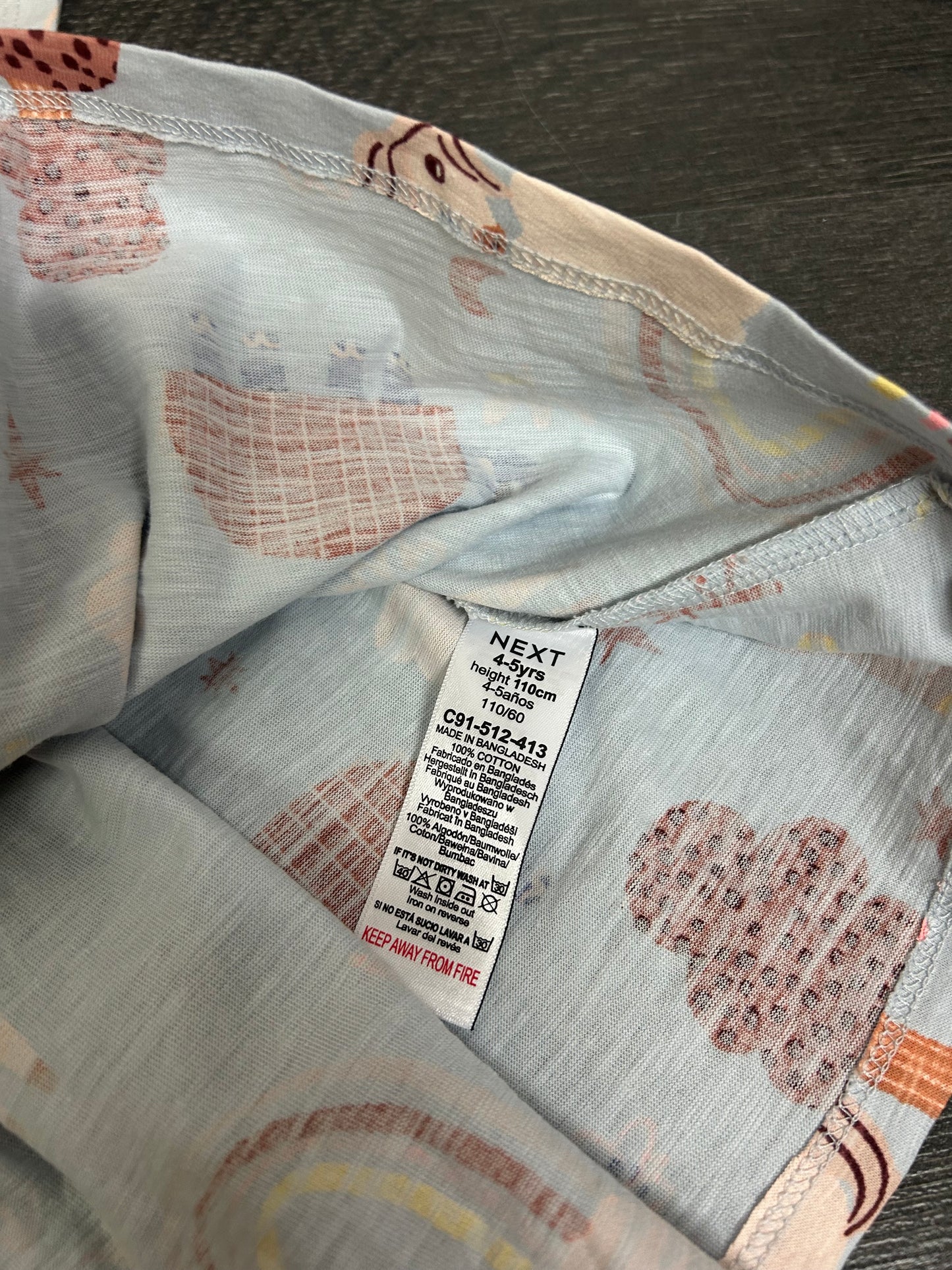Neuve - next - tunique - 4 -5 ans - bleu