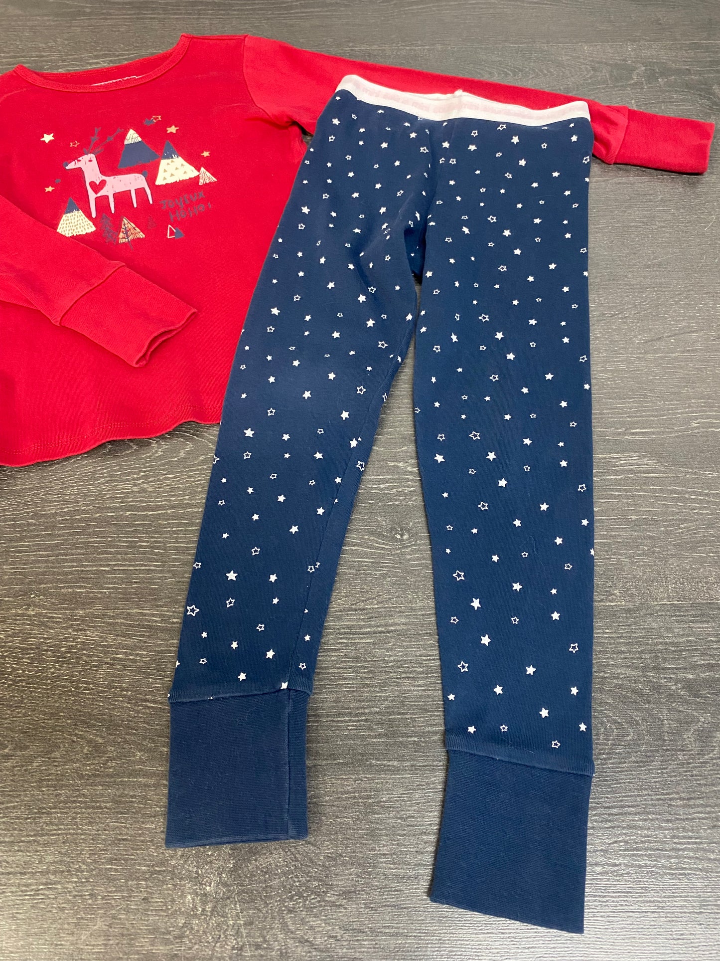 Friperie - pyjama de noel - 4-5 ans - souris mini