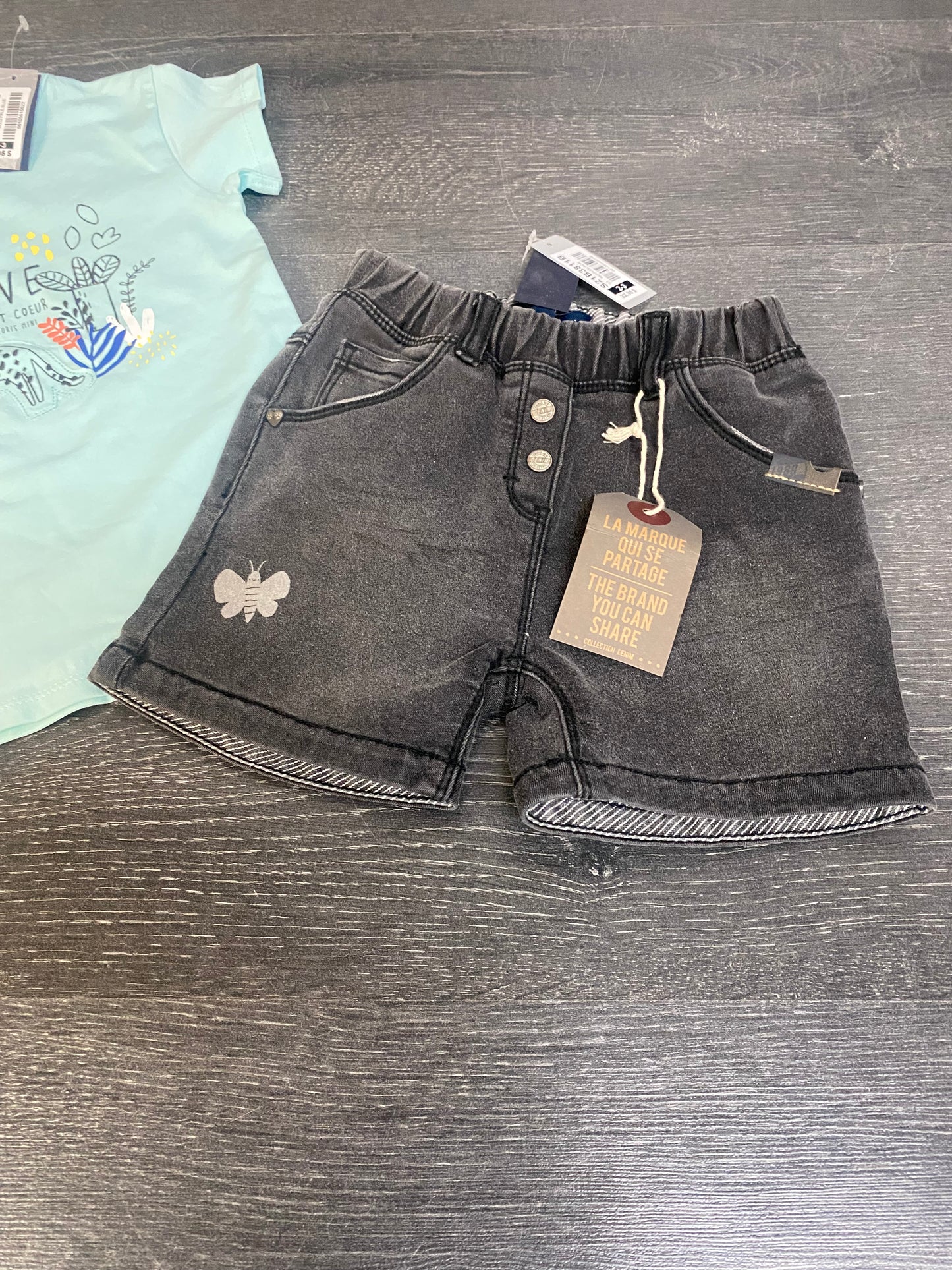 Reservé - Duo short et t shirt - 2-3 ans