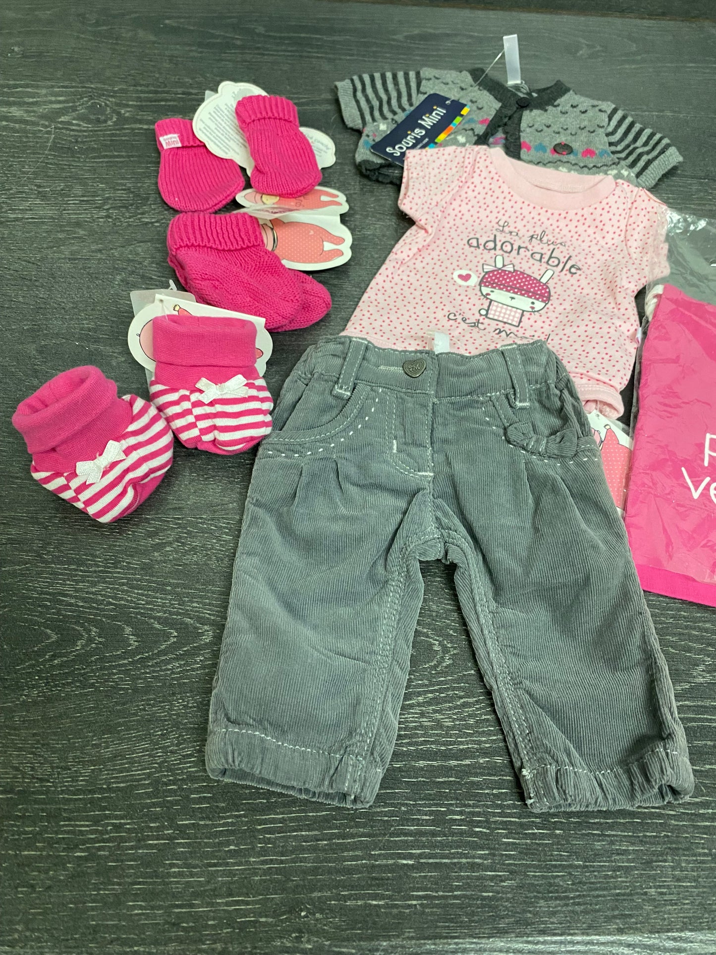 Lot - nn-3 mois - souris mini