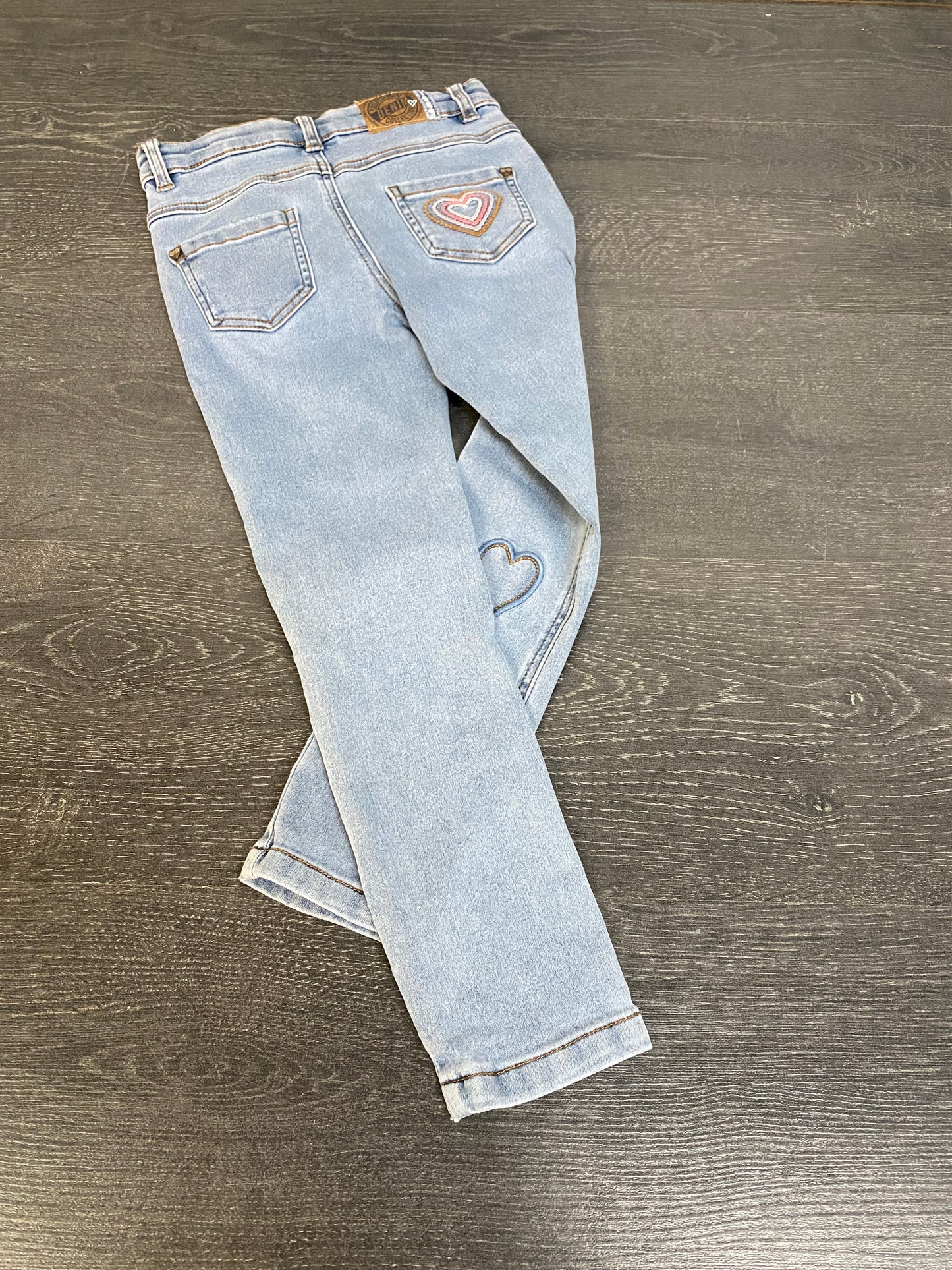 Friperie - jeans skinny - souris mini - 6 ans