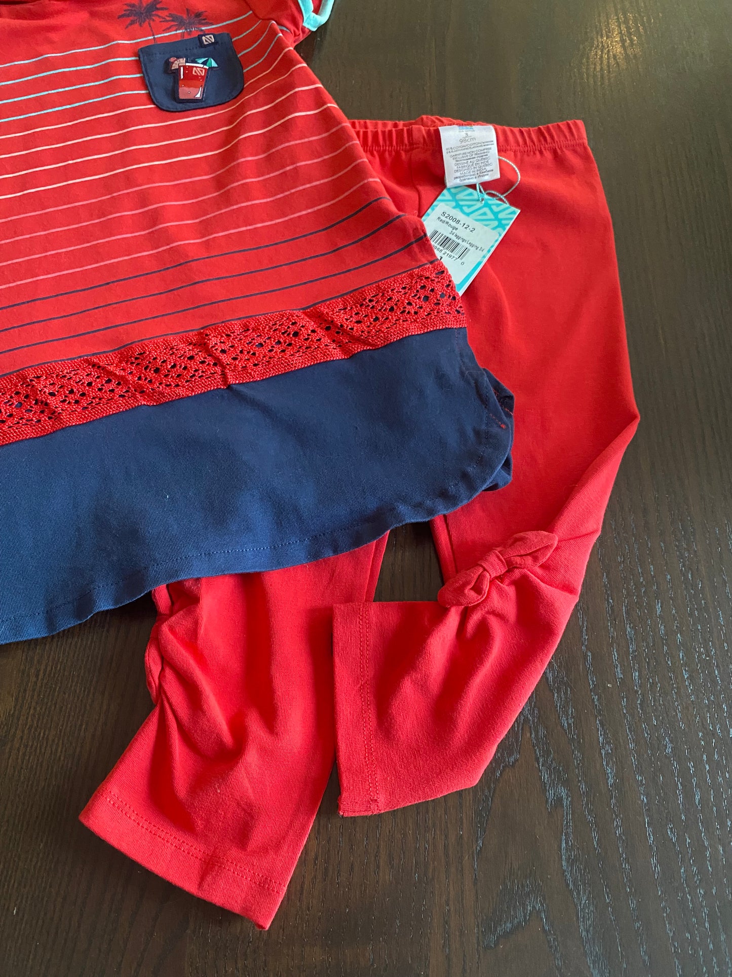 Legging neuf - tunique ( etat inconnu ) - 3 ans