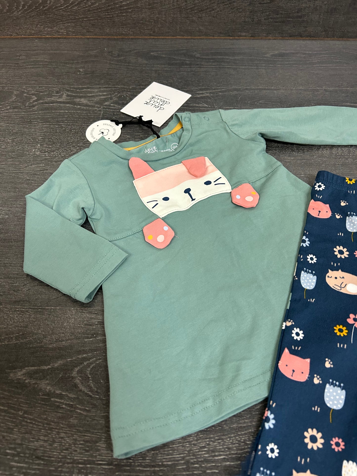 Neuf - tunique et legging - 12-18 mois - 2x2