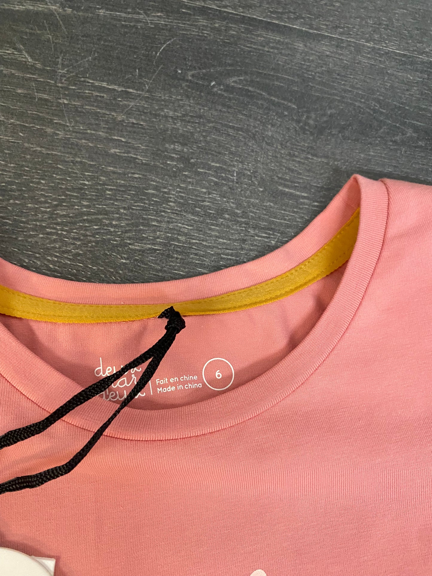 Neuf - 2x2 - manches longues - 6 ans - rose