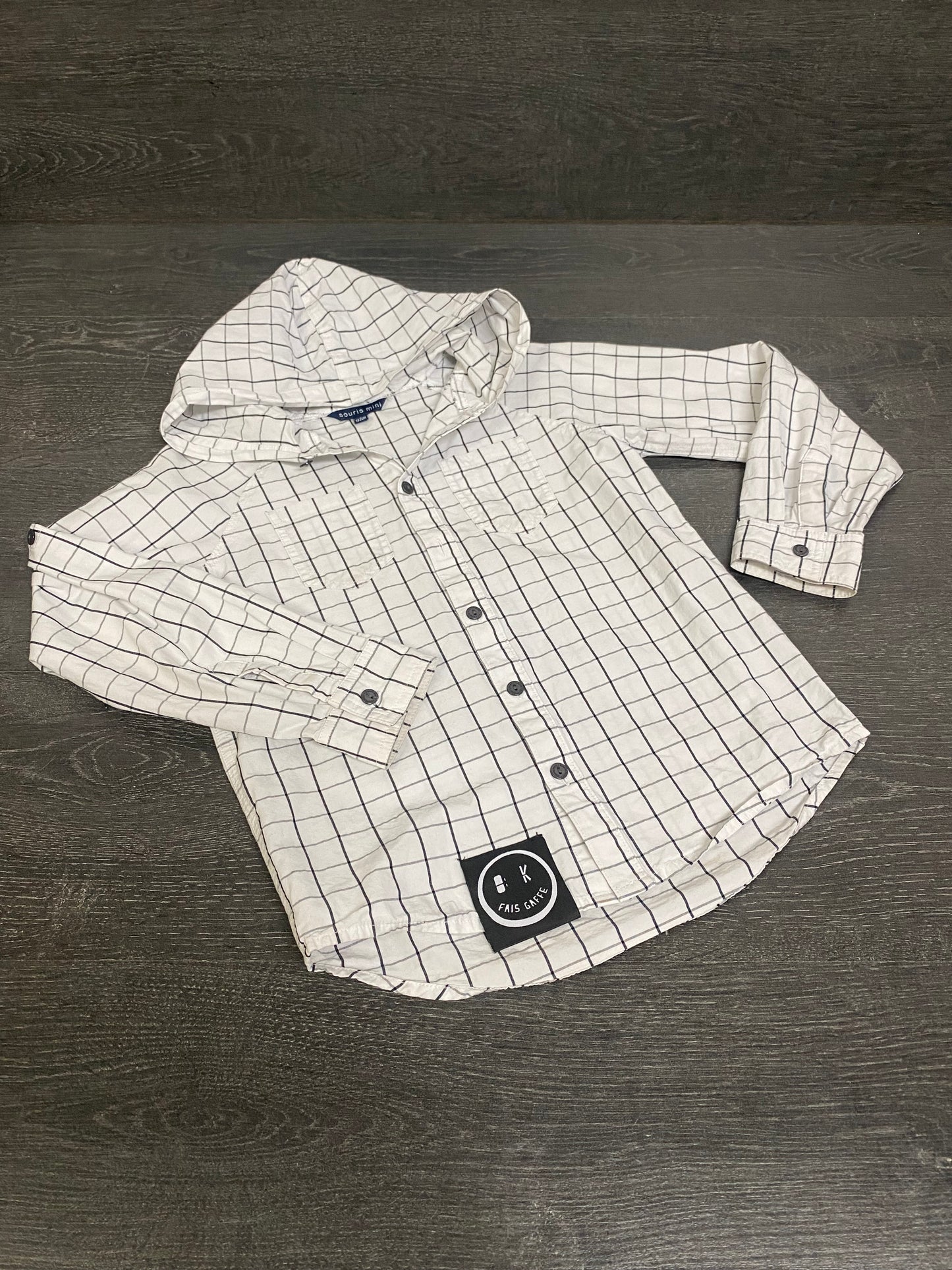 Friperie - 7 ans - souris mini - chemise