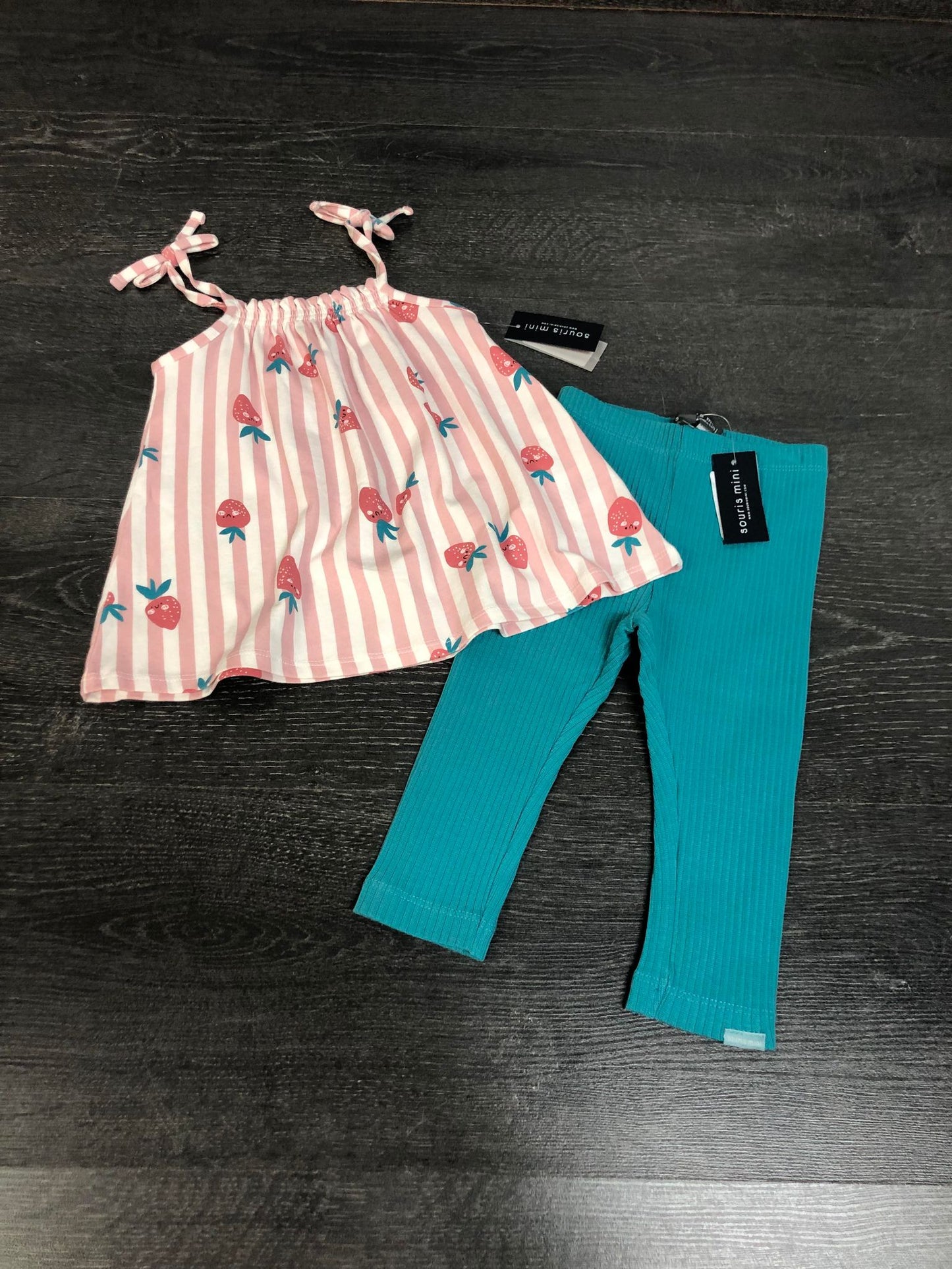 Duo tunique et legging - souris mini - 9-12 mois ou 18-24 mois