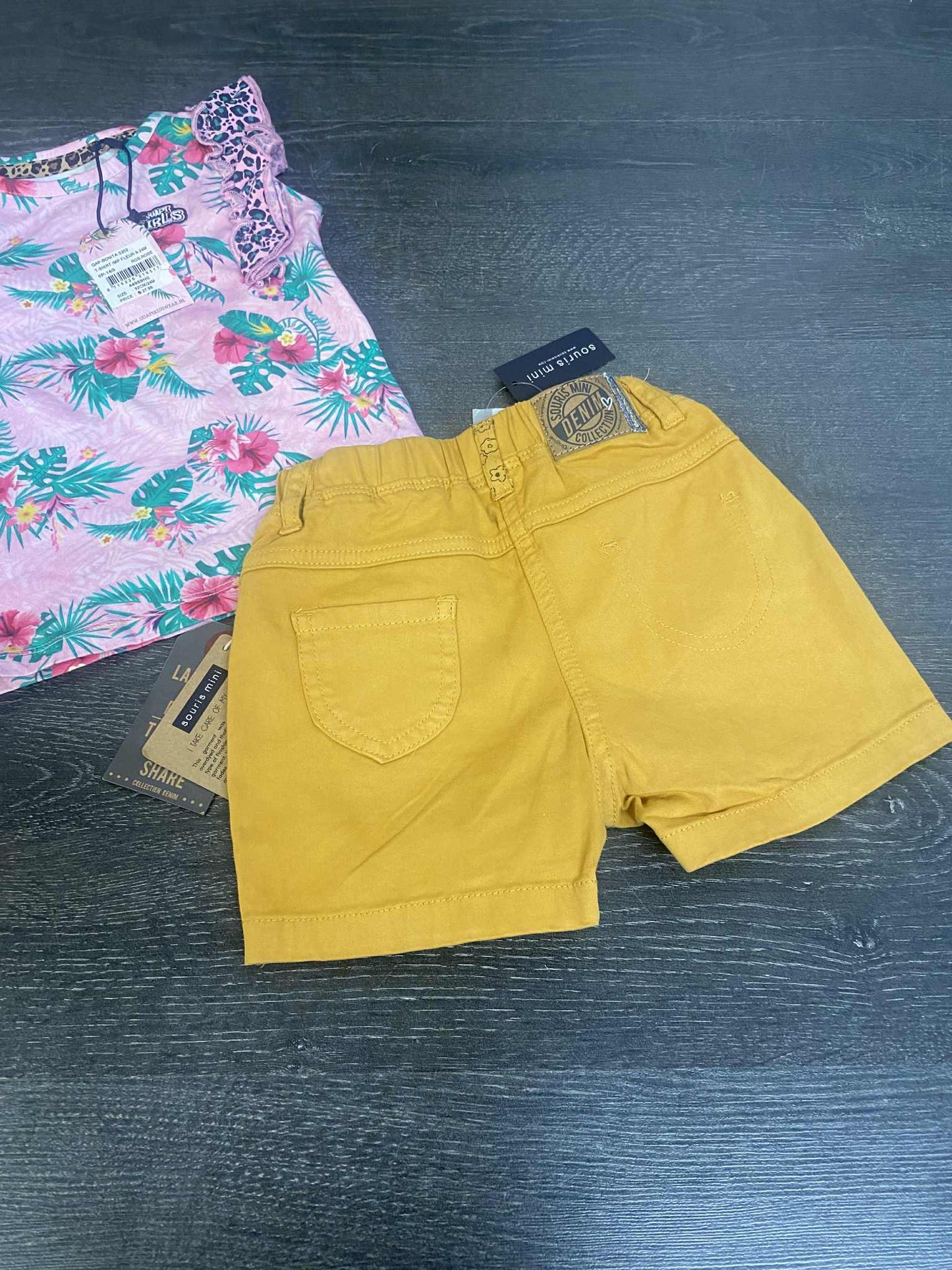 DUO short et camisole - 18-24 mois - Souris mini et Quapi
