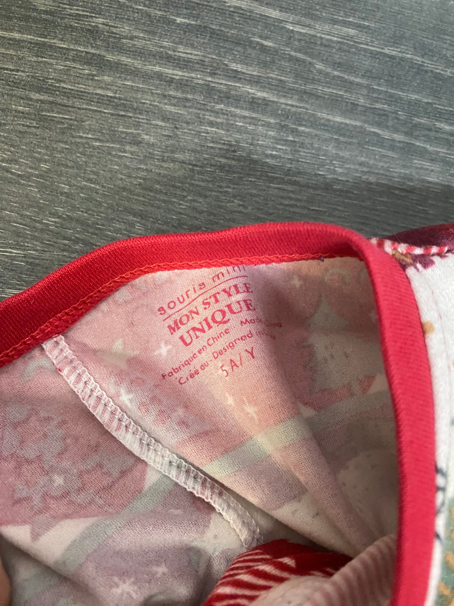 Friperie - pyjama - 5 ans - souris mini