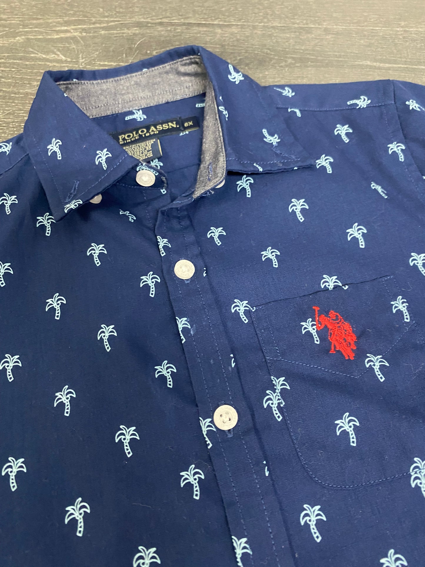 Friperie comme neuve - chemise manches courtes - polo - 6x