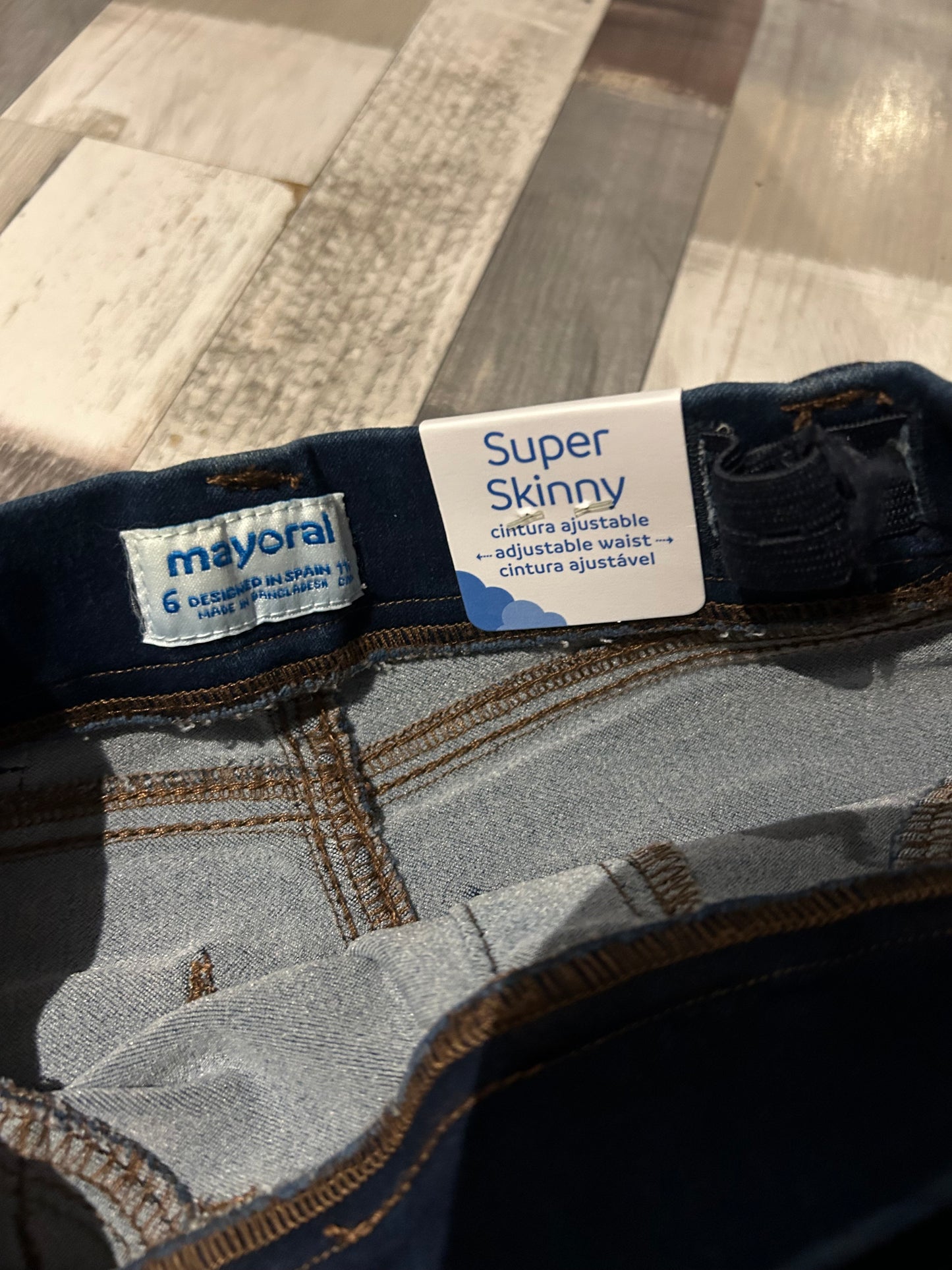 Neuf - mayoral - 6 ans - jegging super skinny - navy