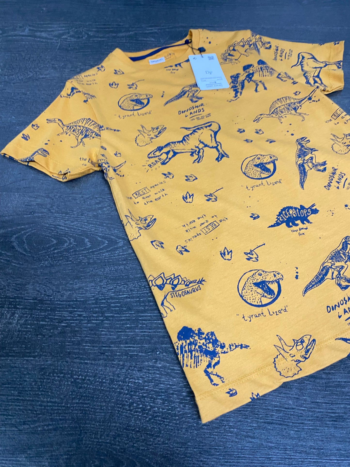 Denim et flower - 7 ans - t shirt -