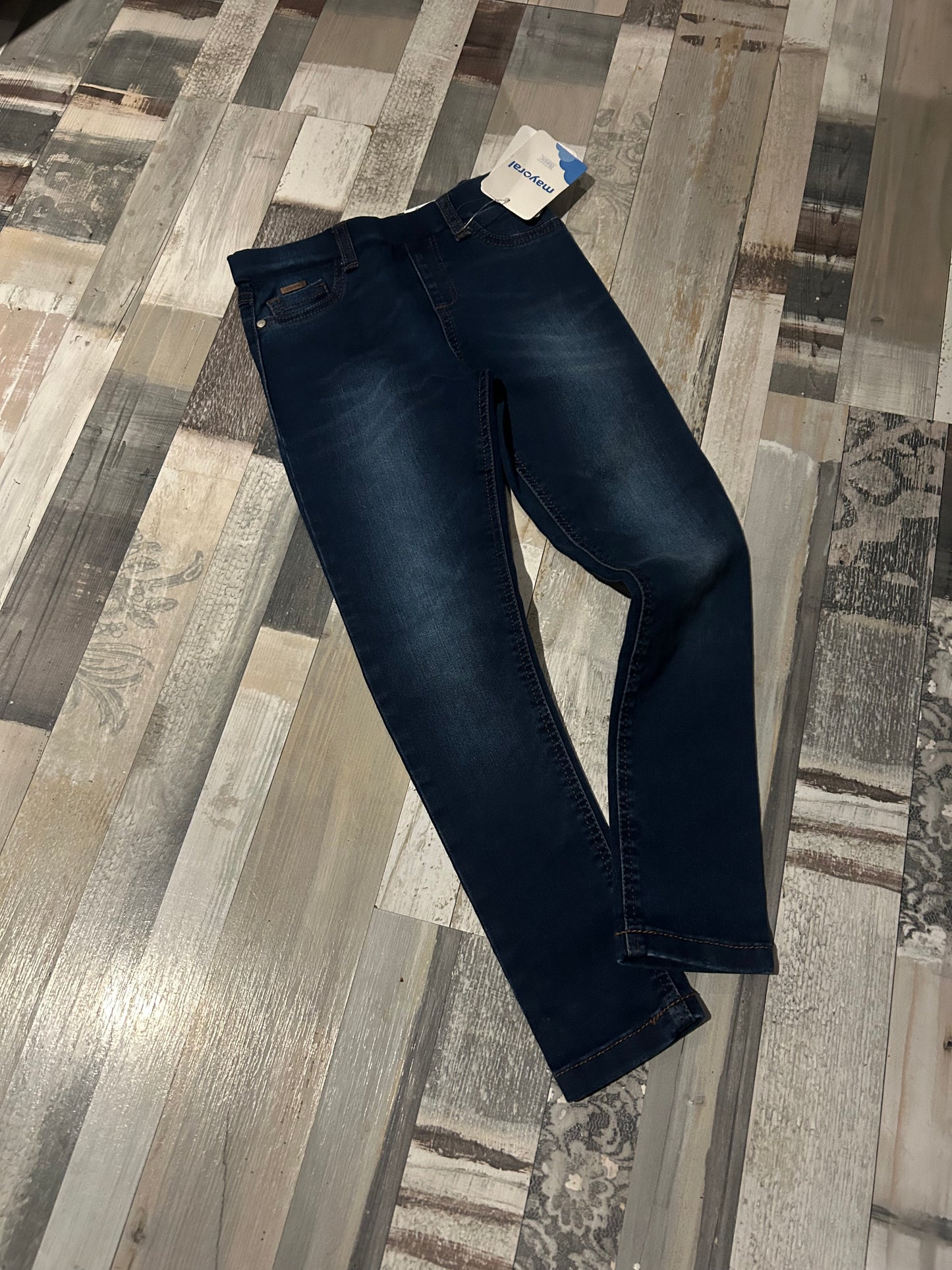 Neuf - mayoral - 6 ans - jegging super skinny - navy