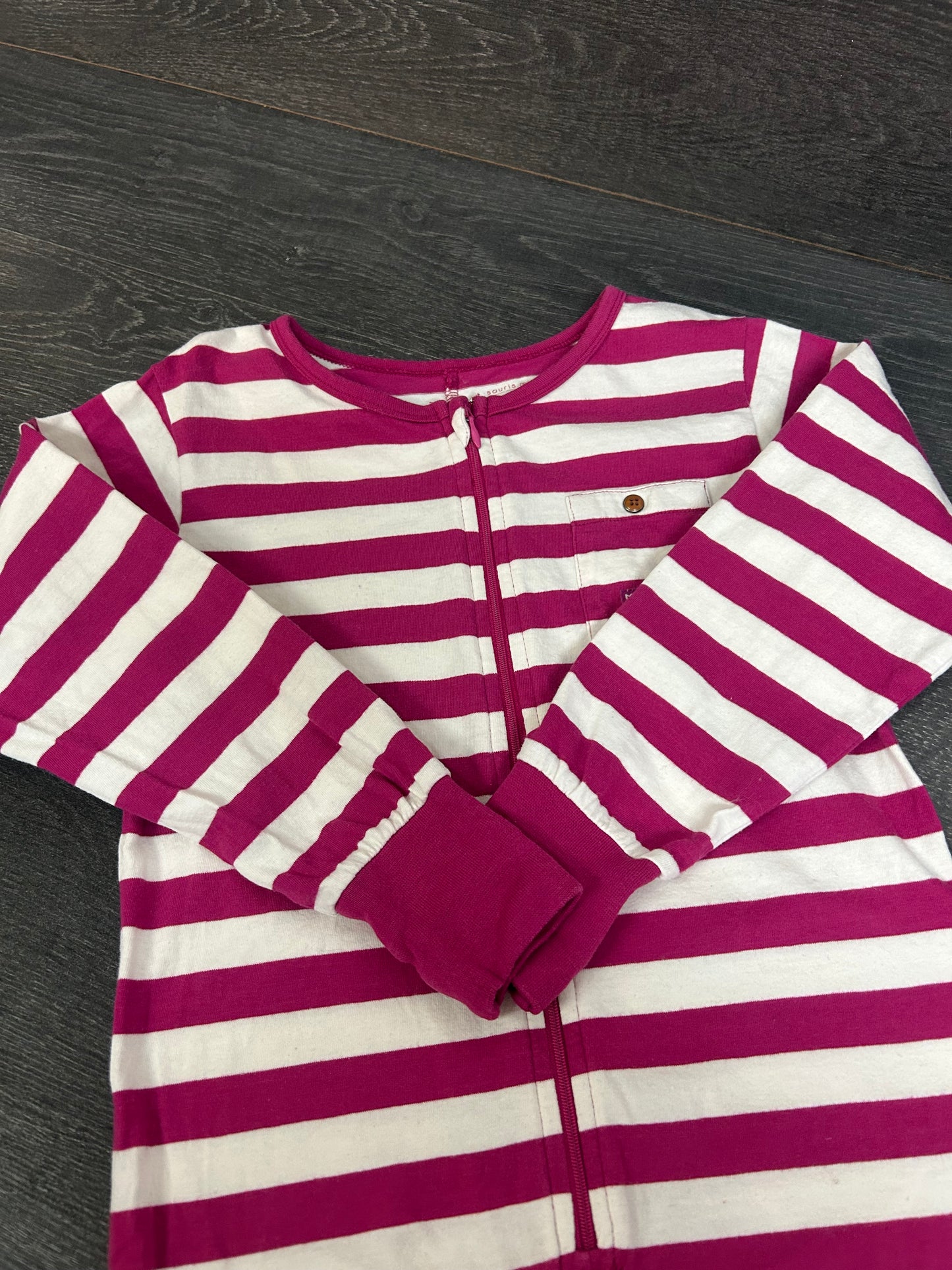 Friperie - souris mini - pyjama one piece - 6 ans