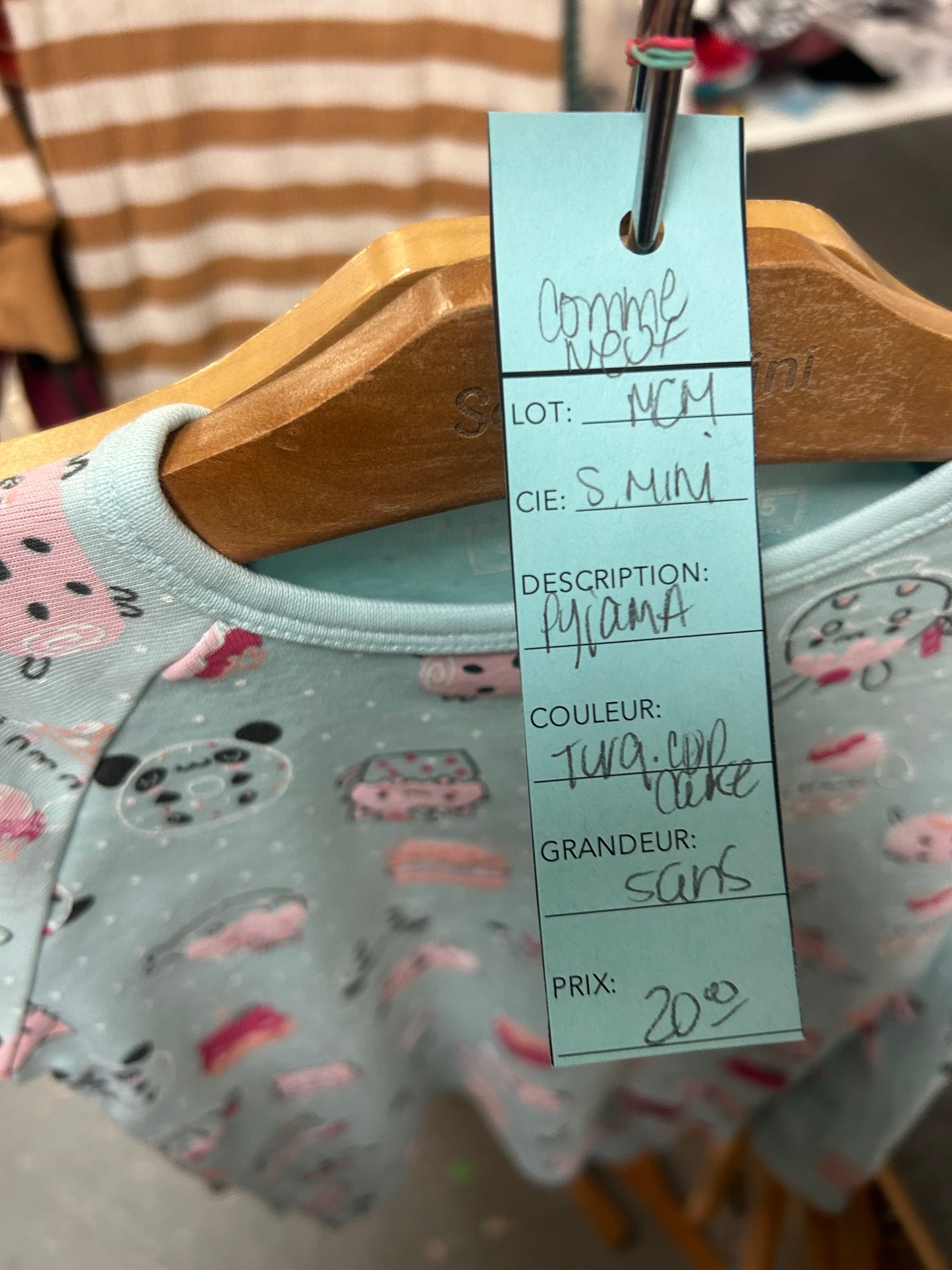 Comme neuf - souris mini - 5 ans - pyjama -