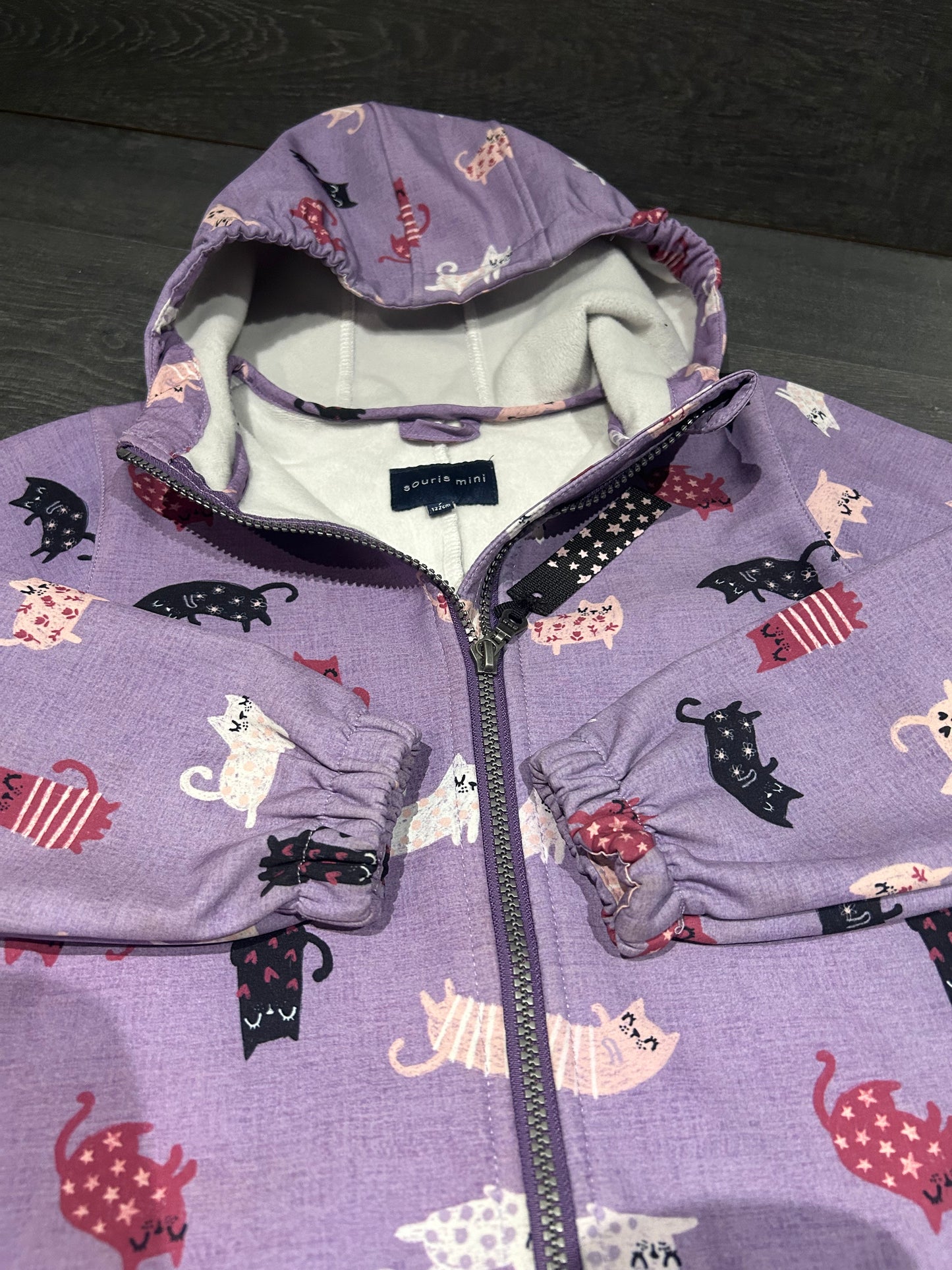 Softshell - 7 ans - mauve