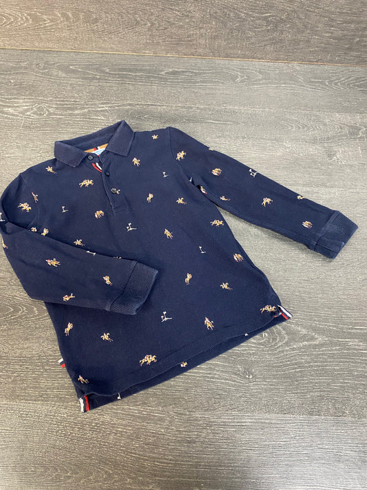 Friperie - polo manches longues - 5 ans