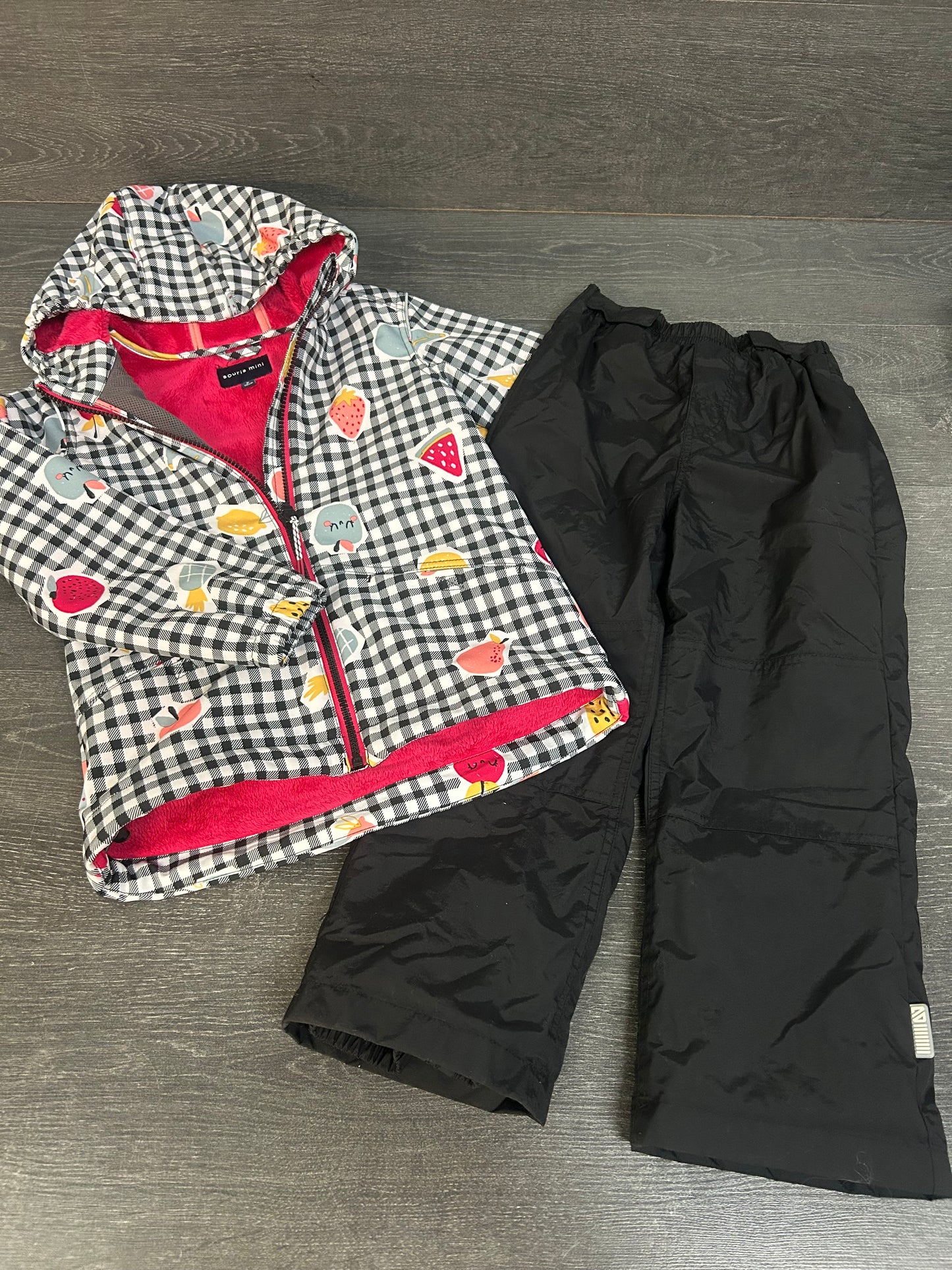 Souris Mini softshell et pantalon de pluie Nano - 6 ans - Comme neuf -