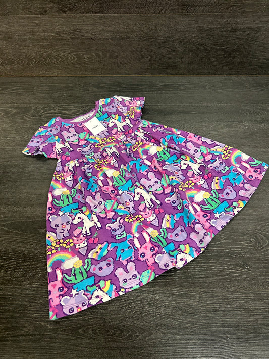 Neuve - next - 4-5 ans - robe - mauve