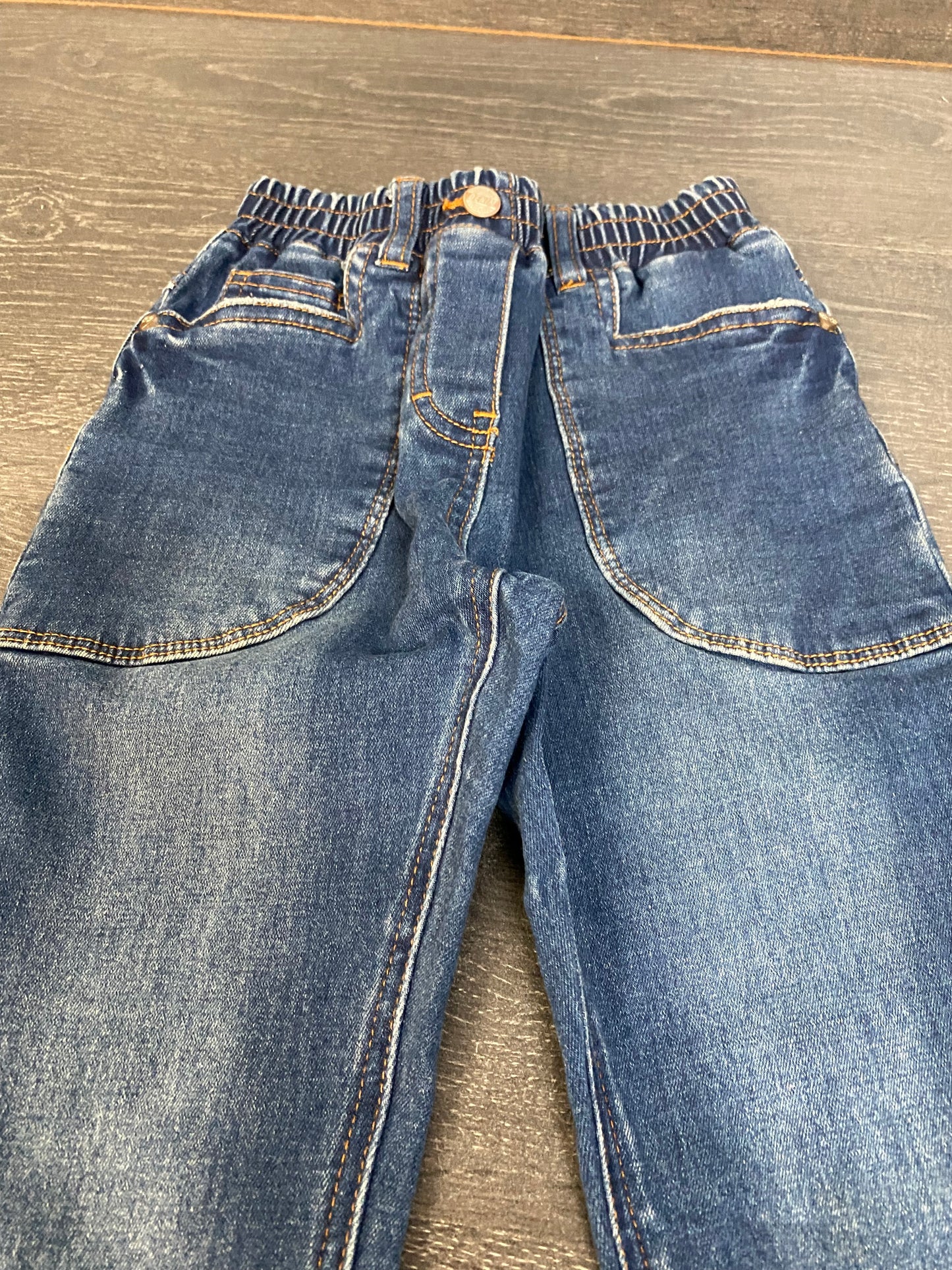 Friperie - jeans jogger - souris mini - 6 ans - mini qq chose voir la photo