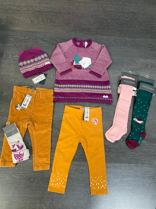 Lot - neuf - souris mini - 9-12 mois - 80$