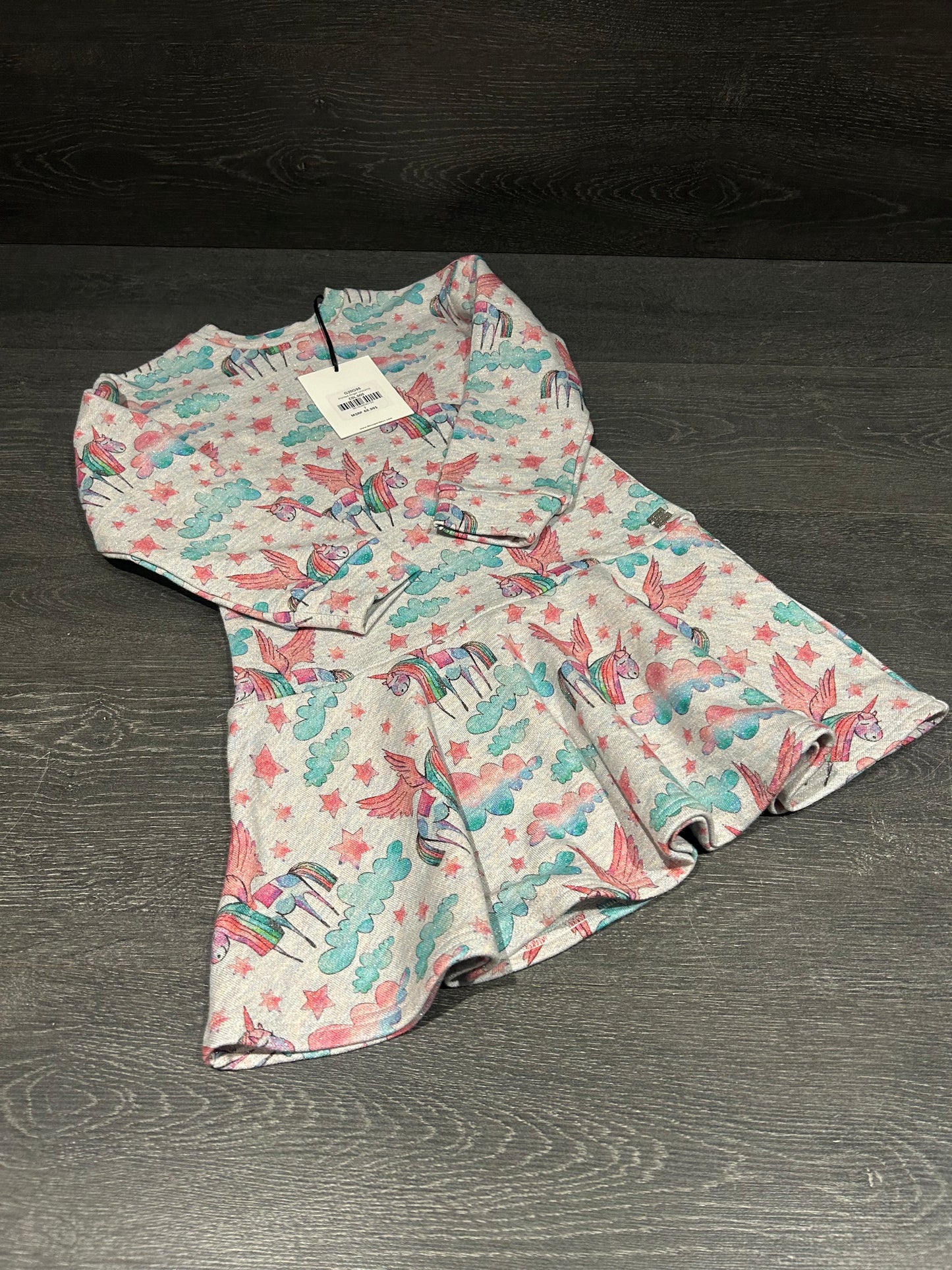 Vendu à.s.h - Robe - 2x2 - 7 ans - neuve - grise multi