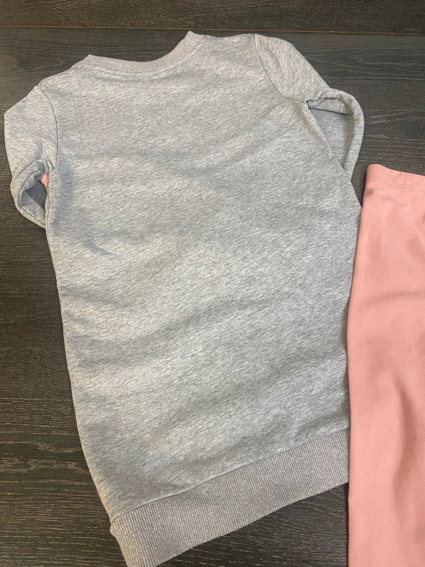 Friperie - tunique will and you et legging osh kosh -7 ans - bel etat