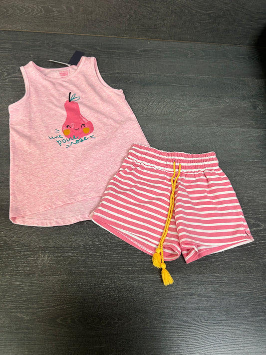 Neuf et usagé - Souris Mini - 5 ans - camisole neuve - short usagé tres bel état -