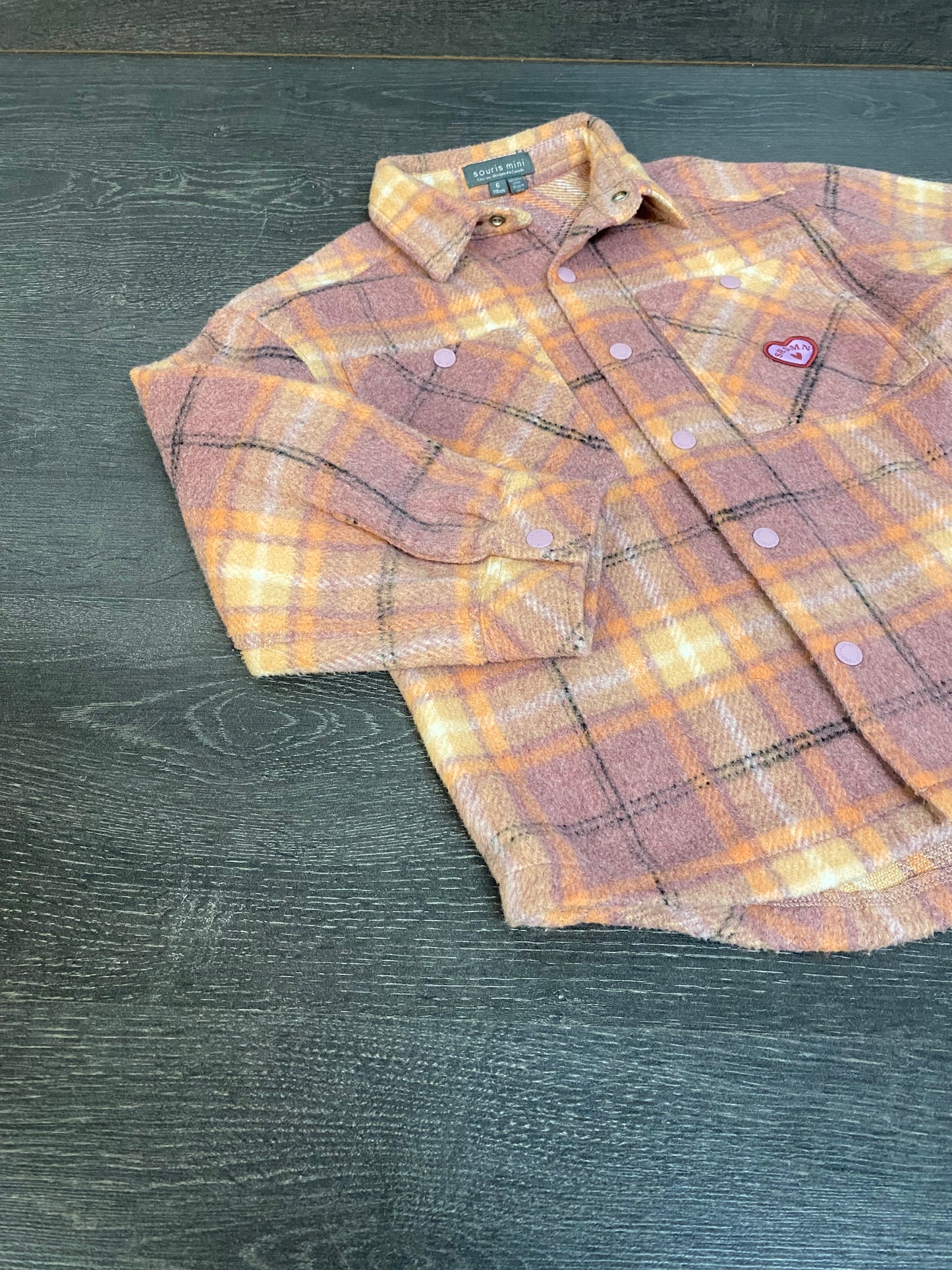 Reservé - Friperie - veste carreaux sm - 6 ans