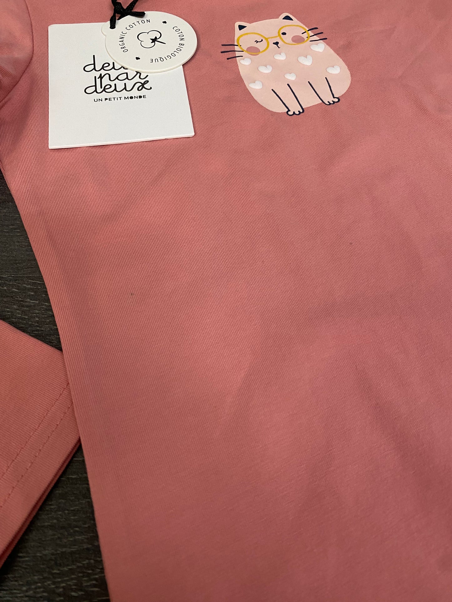 Neuf - 2x2 - manches longues - 6 ans - rose