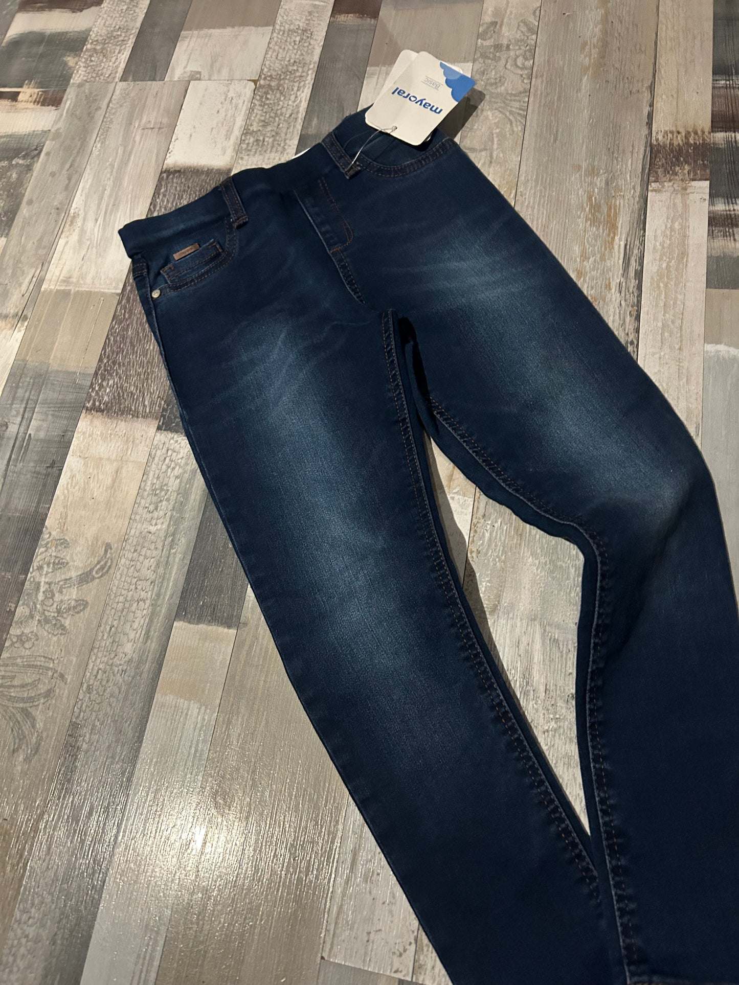 Neuf - mayoral - 6 ans - jegging super skinny - navy