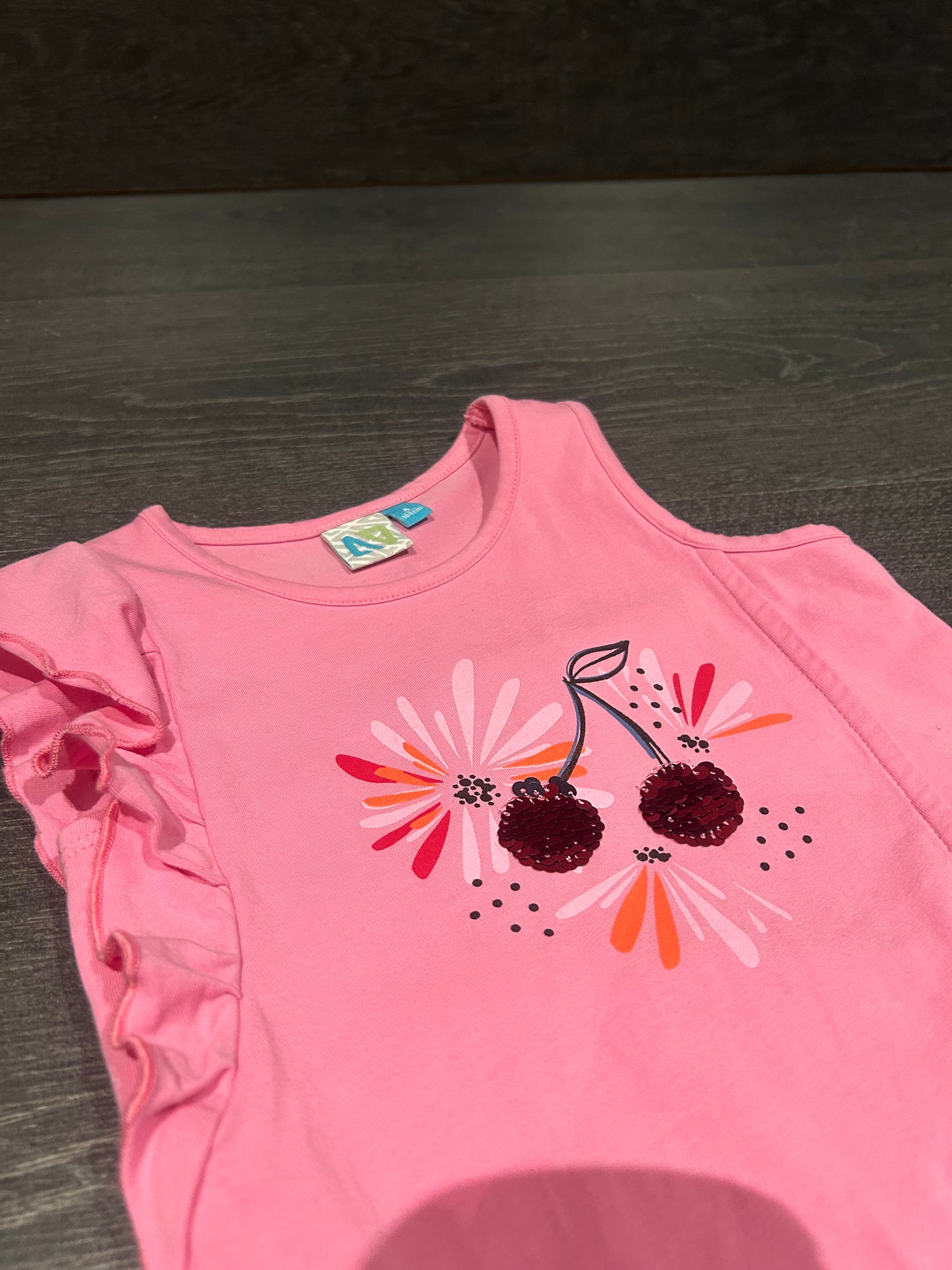 Friperie - Camisole nano - comme neuve - 4 ans - rose -