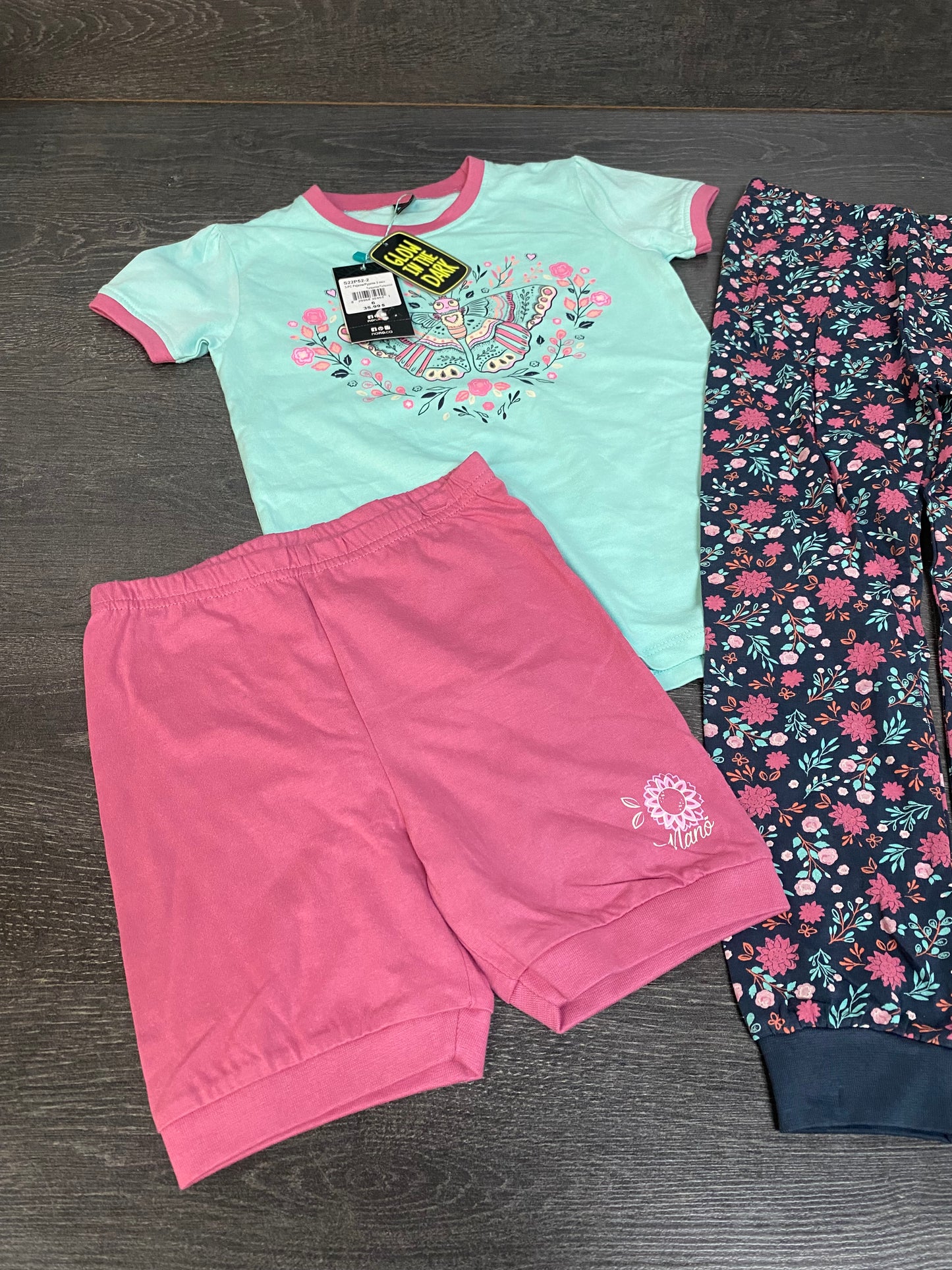 Pyjama 3 mcx - nano - 6 ans - glow in the dark