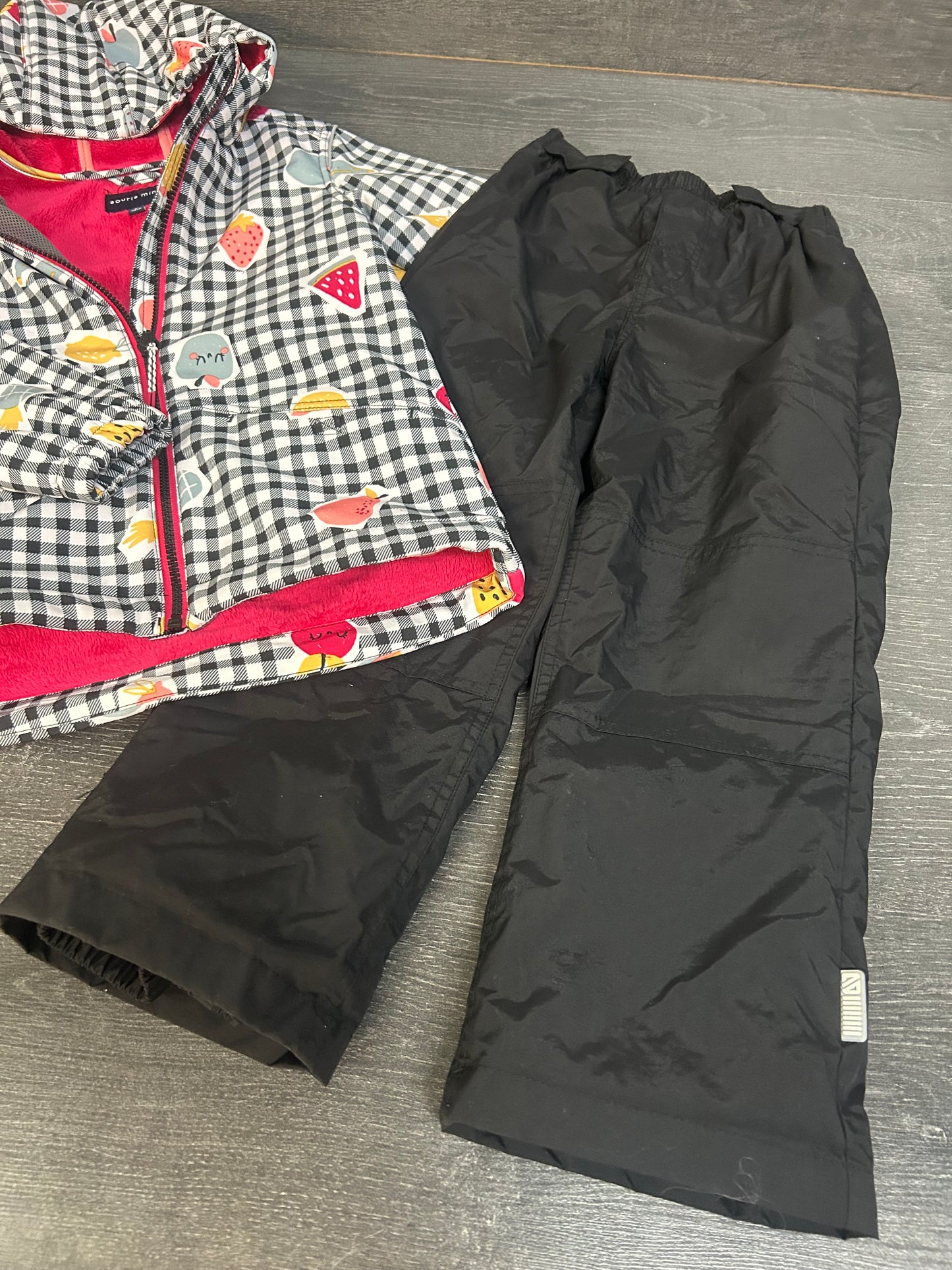 Souris Mini softshell et pantalon de pluie Nano - 6 ans - Comme neuf -