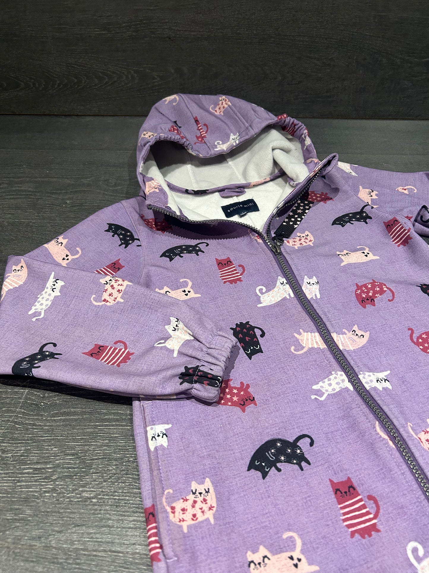 Softshell - 7 ans - mauve