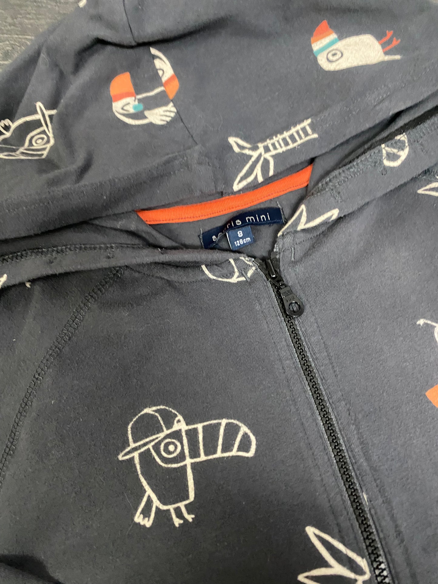 Friperie - veste souris mini - 8 ans -