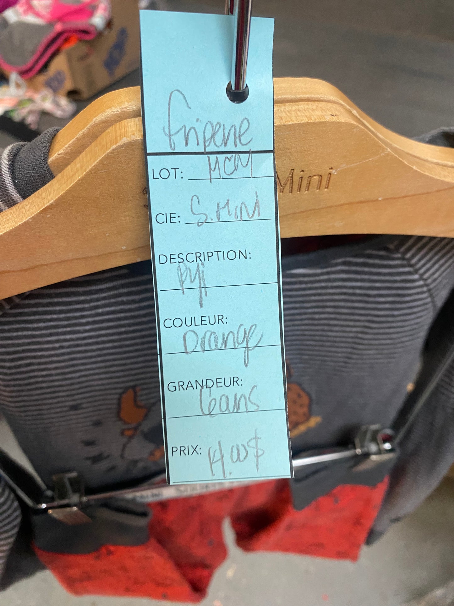 Friperie - souris mini -