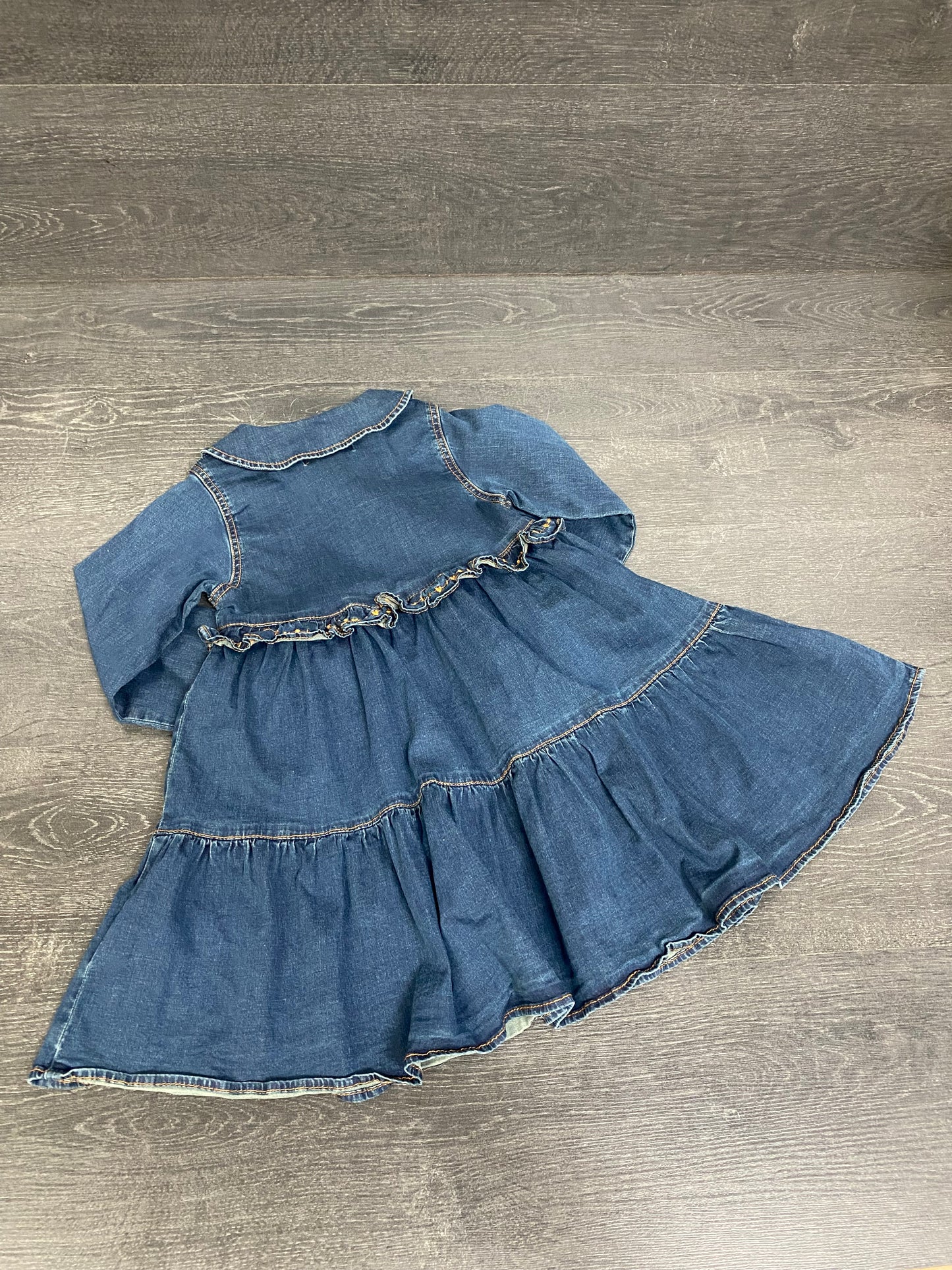 Friperie - robe de jeans - souris mini - 5 ans
