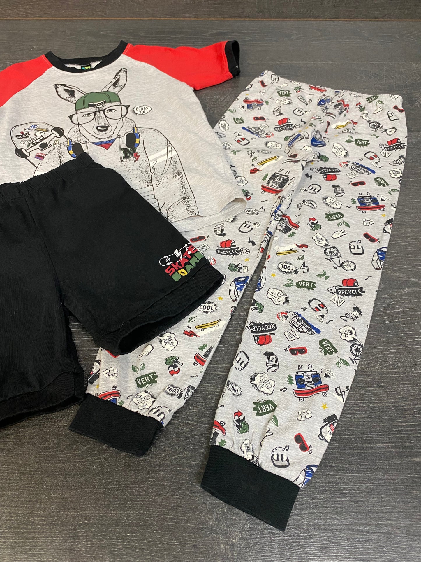 Friperie - pyjama - nano -3 mcx - 6 ans