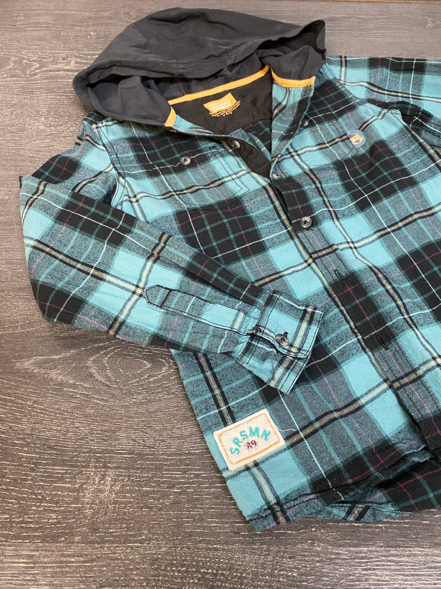 Friperie - chemise souris mini - 7 ans -