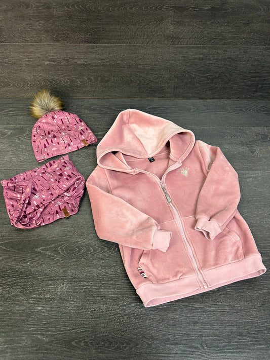 Friperie - Veste nano 6 ans - tuque et cache cou 2x2 -