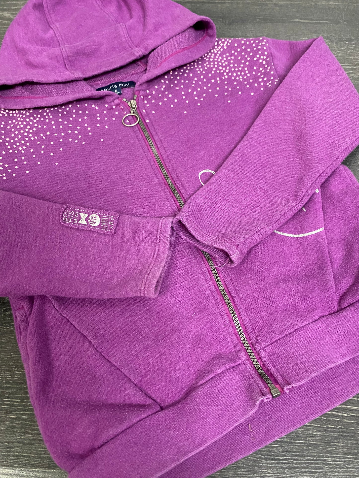 Friperie - 6 ans - veste - souris mini -